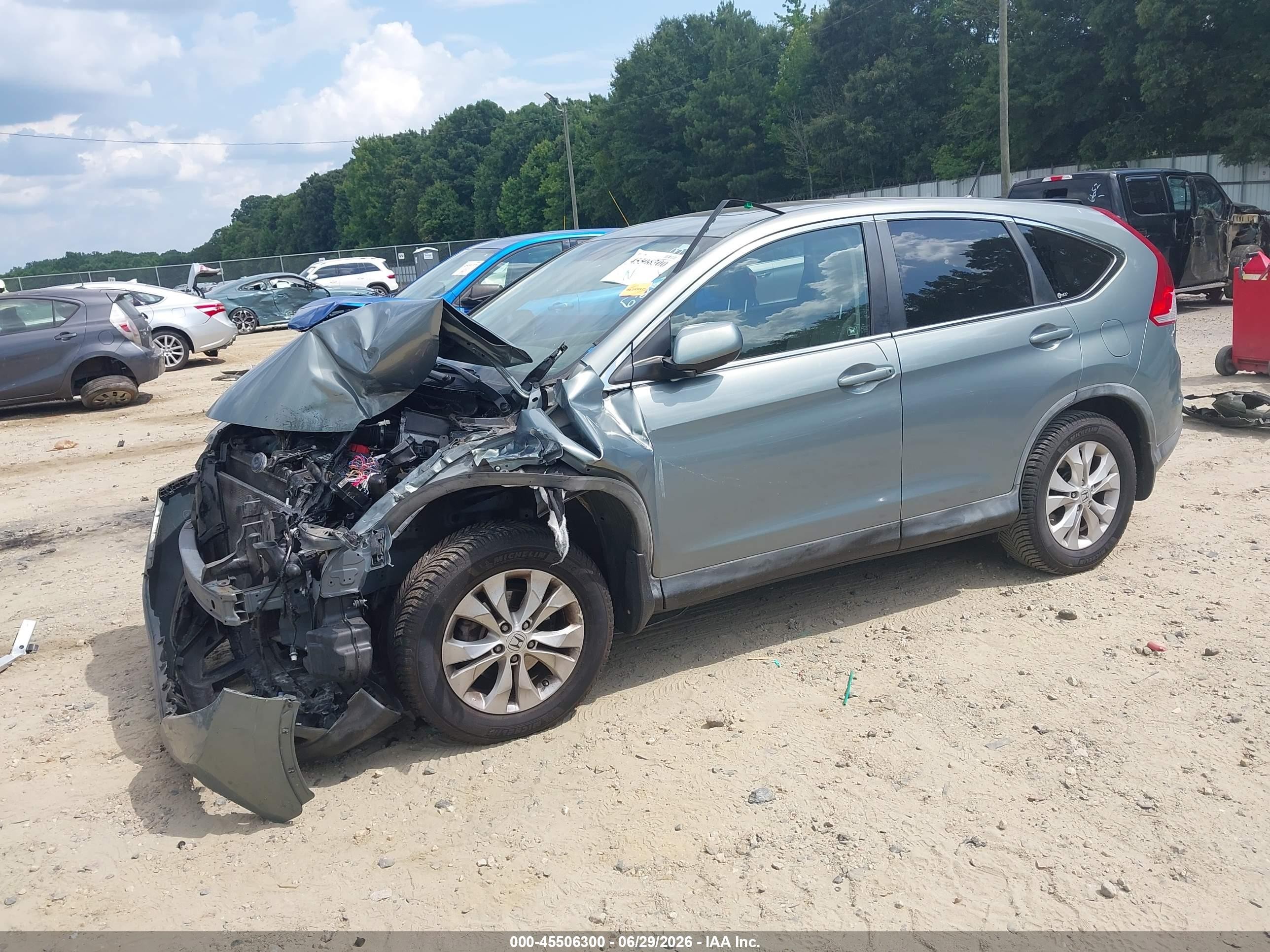 2012 Honda Cr-v Ex Gray vin: JHLRM4H52CC005063