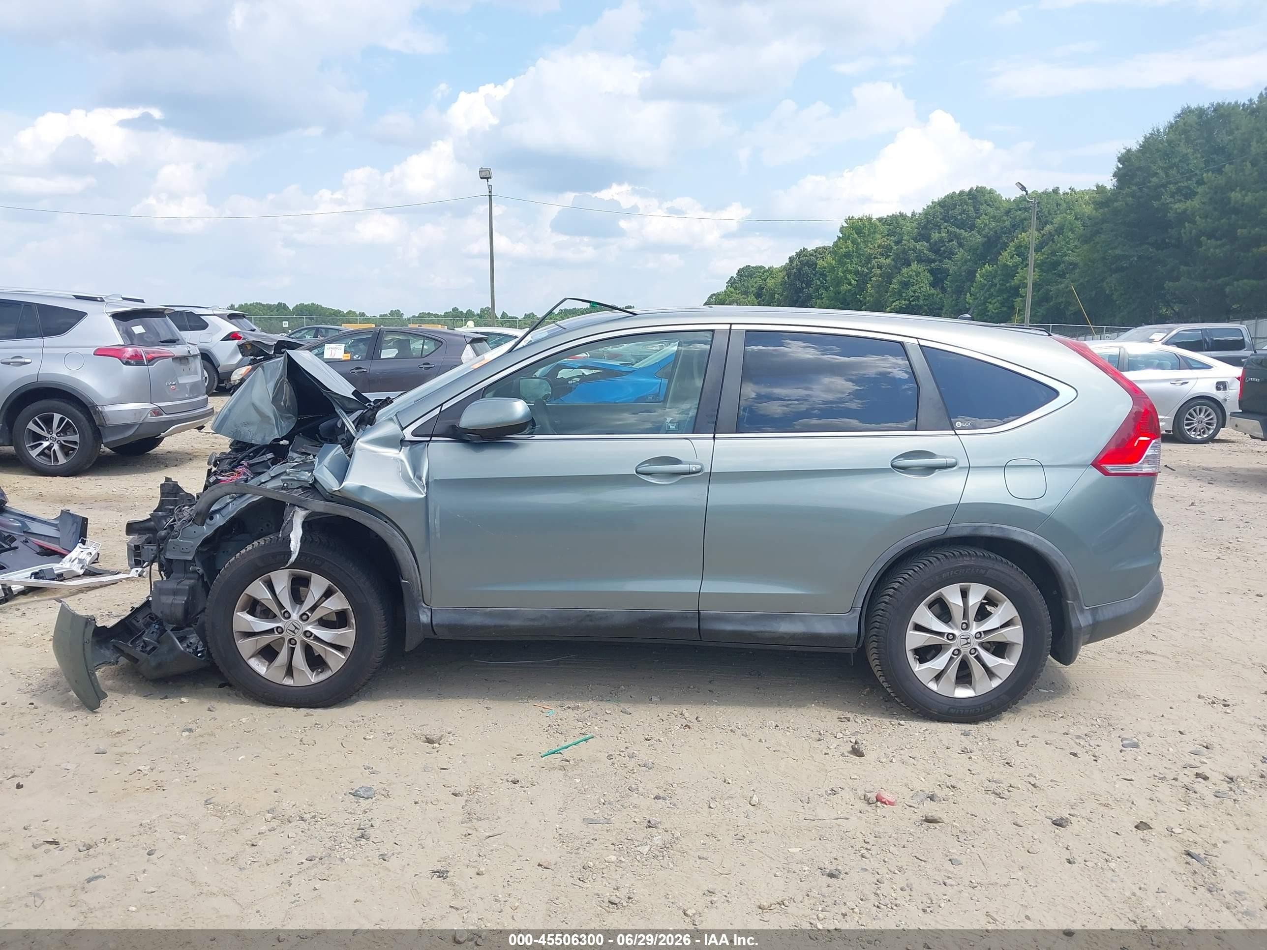 2012 Honda Cr-v Ex Gray vin: JHLRM4H52CC005063