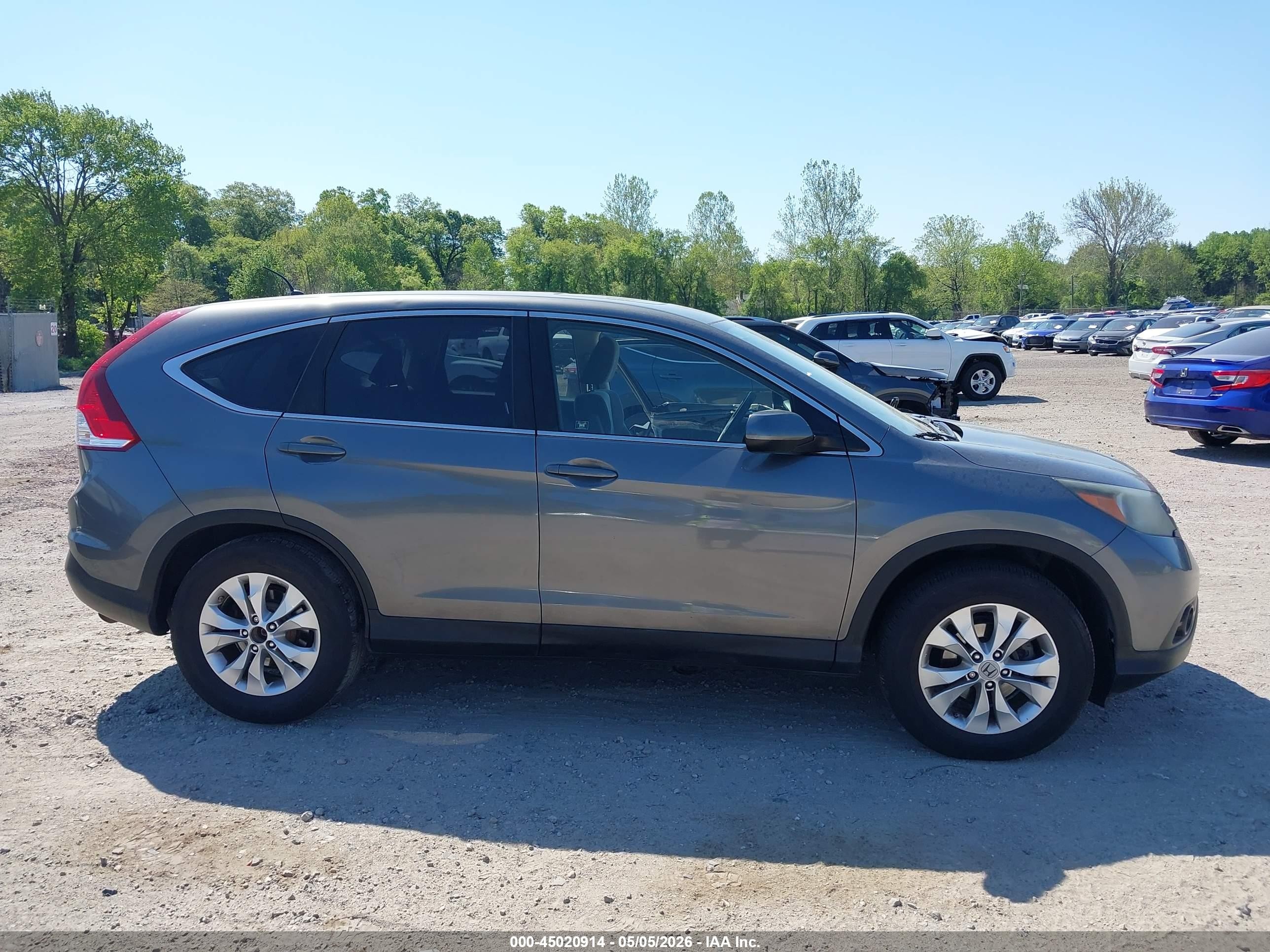 2012 Honda Cr-v Ex Gray vin: JHLRM4H52CC019075