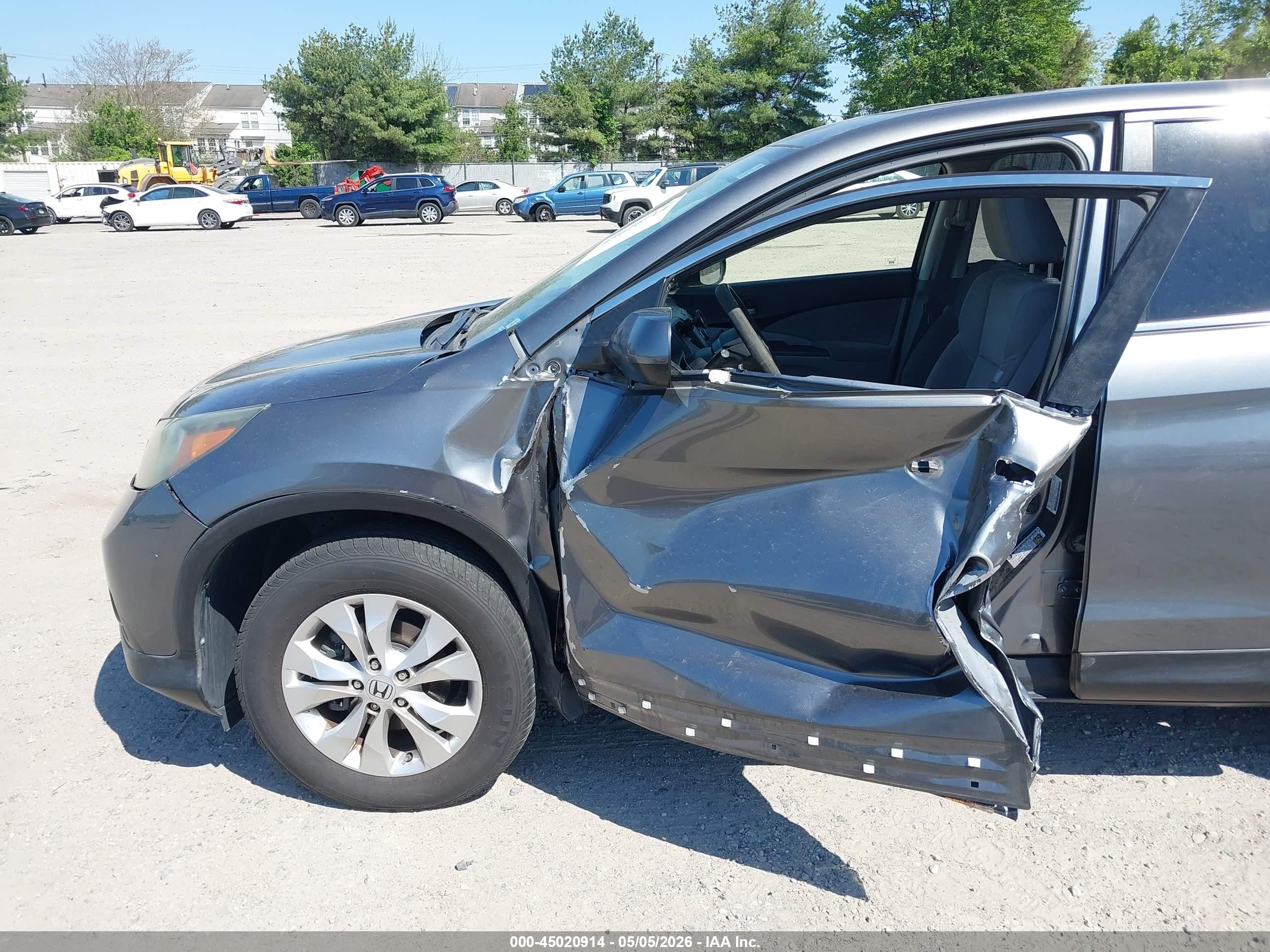 2012 Honda Cr-v Ex Gray vin: JHLRM4H52CC019075