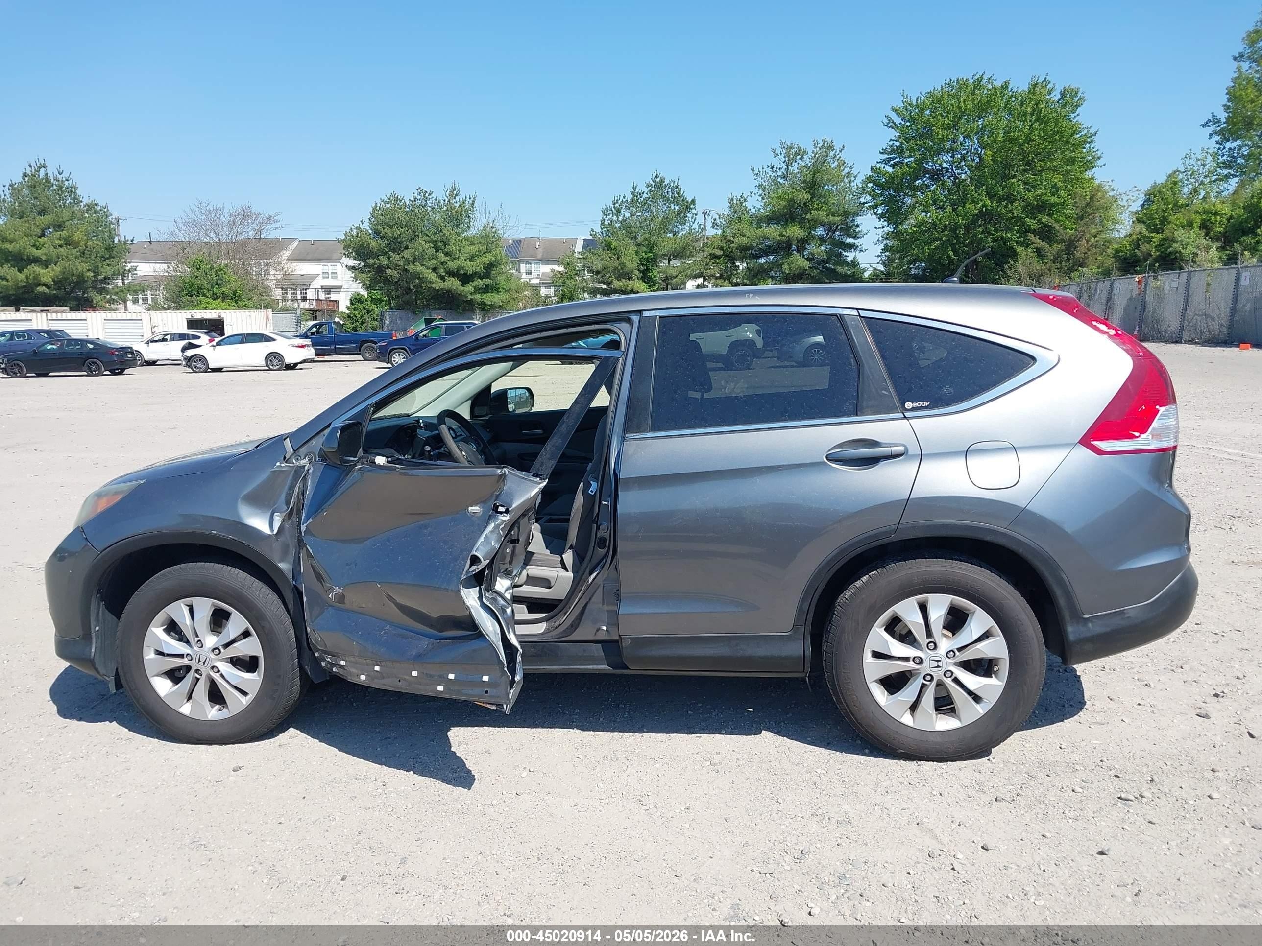 2012 Honda Cr-v Ex Gray vin: JHLRM4H52CC019075