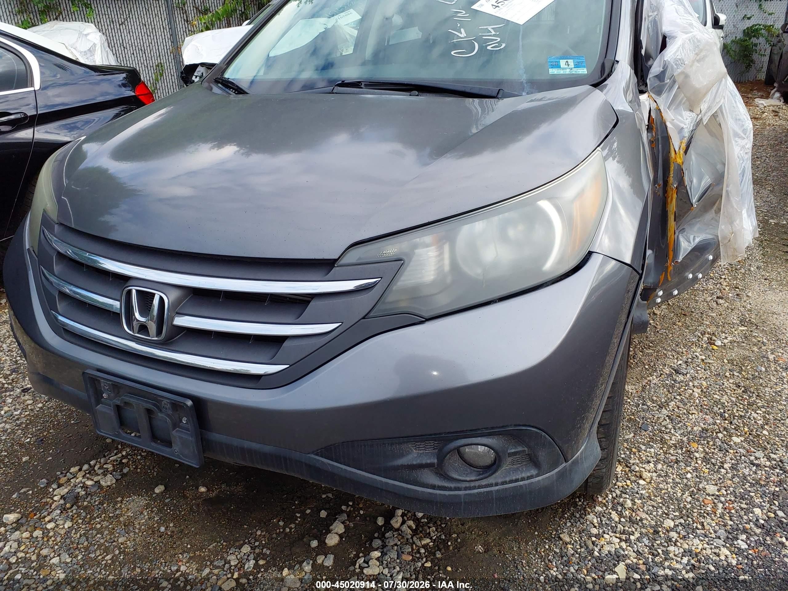 2012 Honda Cr-v Ex Gray vin: JHLRM4H52CC019075