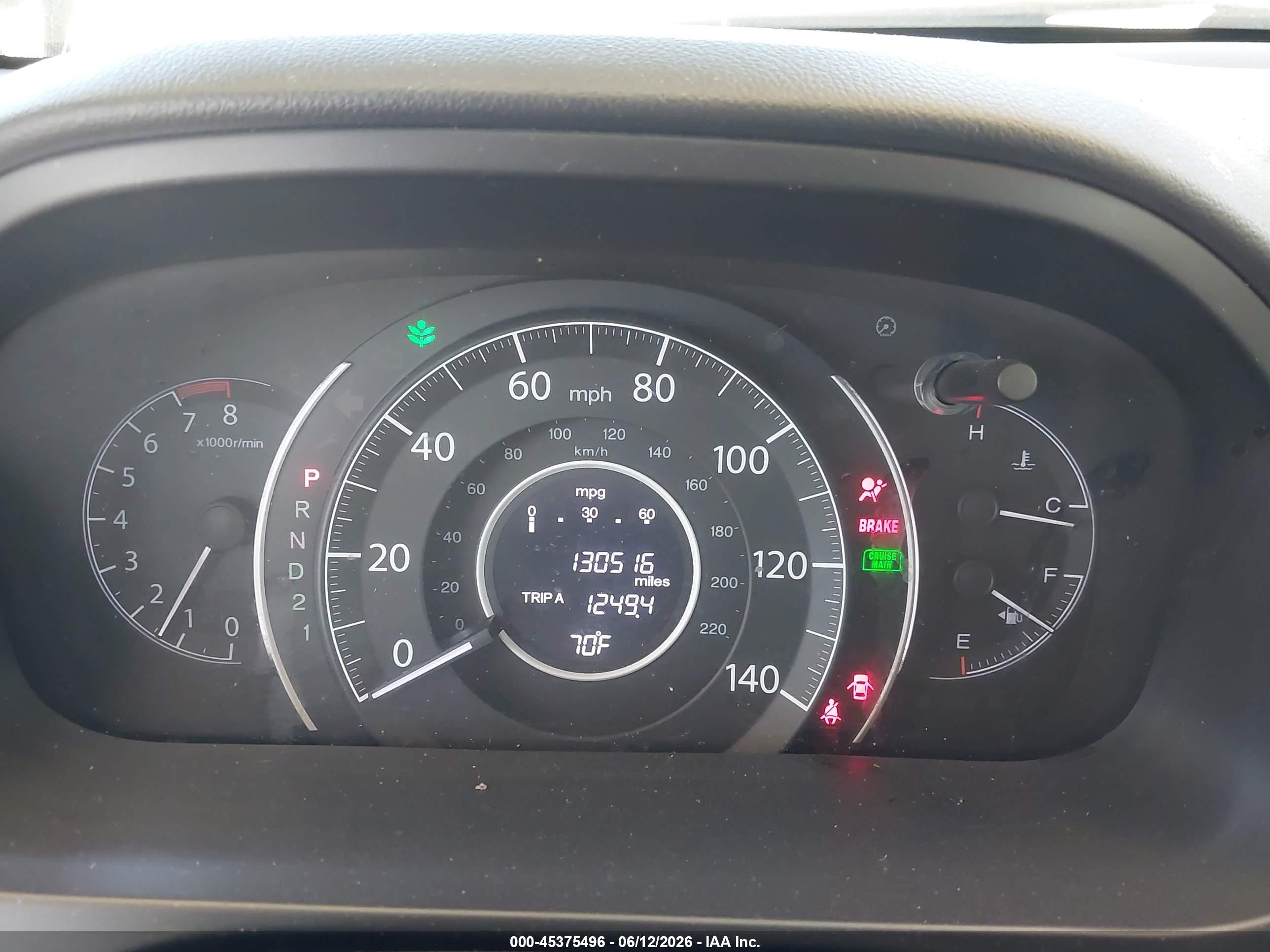 2012 Honda Cr-v Ex Gray vin: JHLRM4H52CC027810