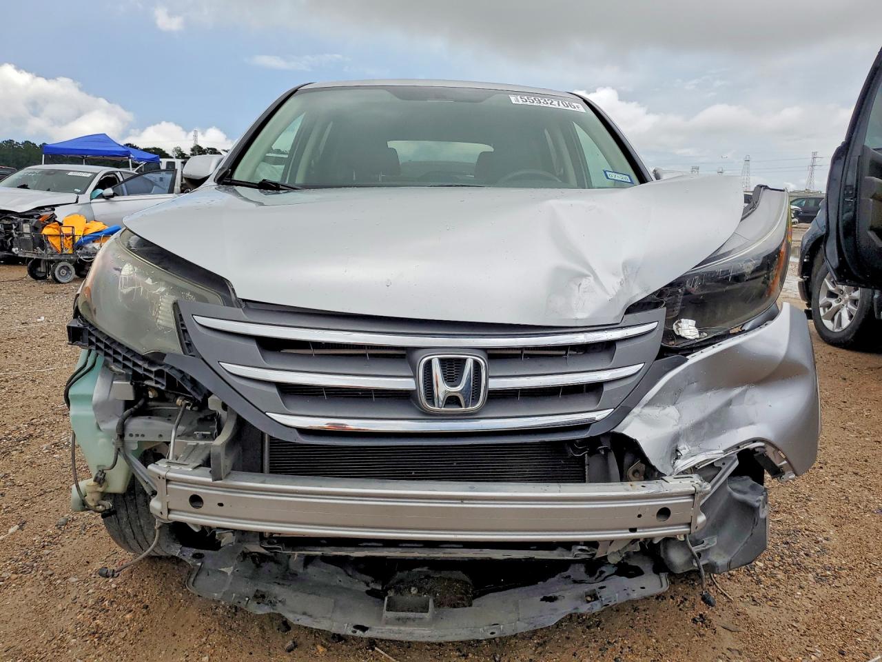 2012 Honda Cr-v Ex Silver vin: JHLRM4H53CC005198
