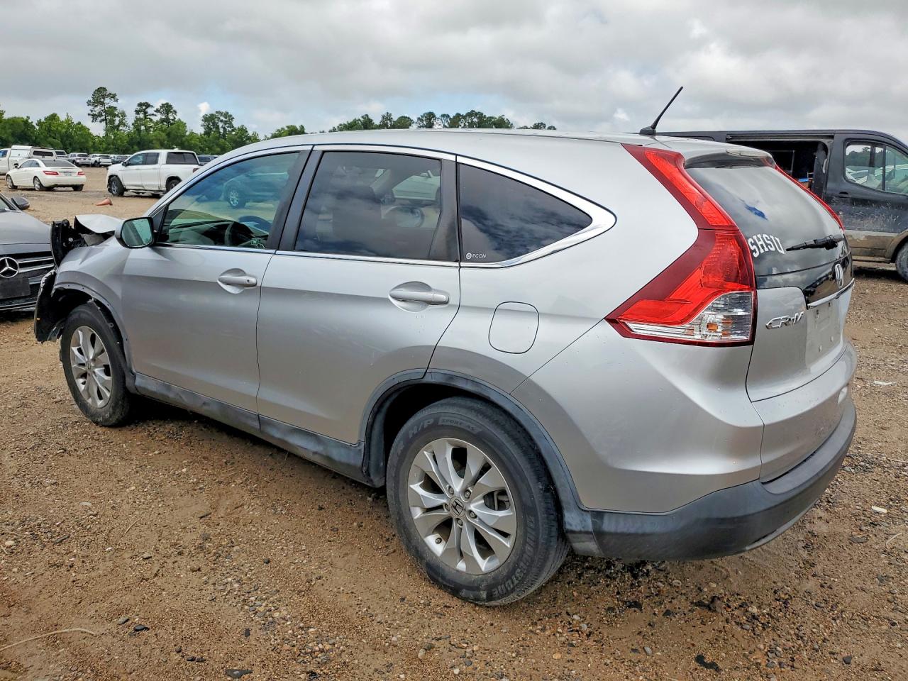 2012 Honda Cr-v Ex Silver vin: JHLRM4H53CC005198