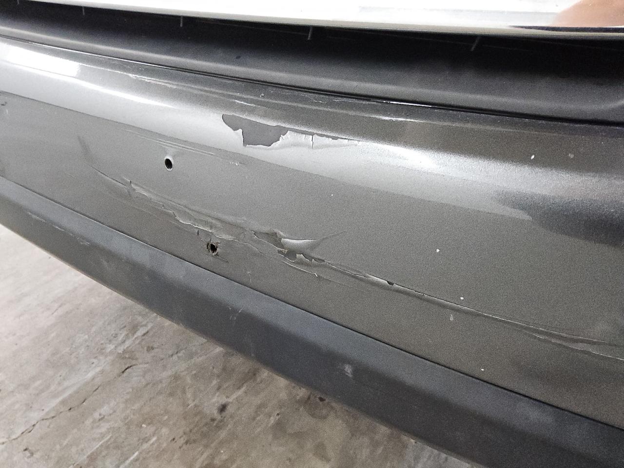 2012 Honda Cr-v Ex Gray vin: JHLRM4H53CC010224 Damage: Front Bumper, Peeling, > 12 Inches