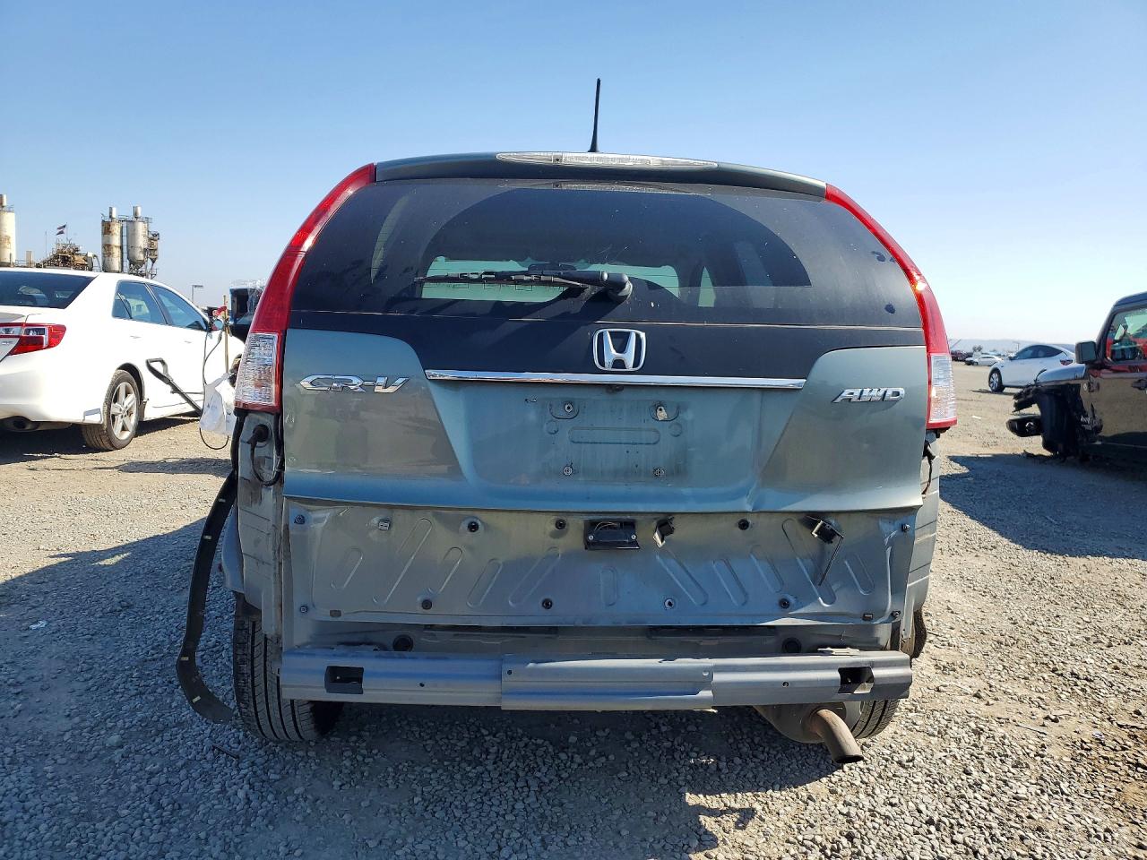 2012 Honda Cr-v Ex Green vin: JHLRM4H53CC011728