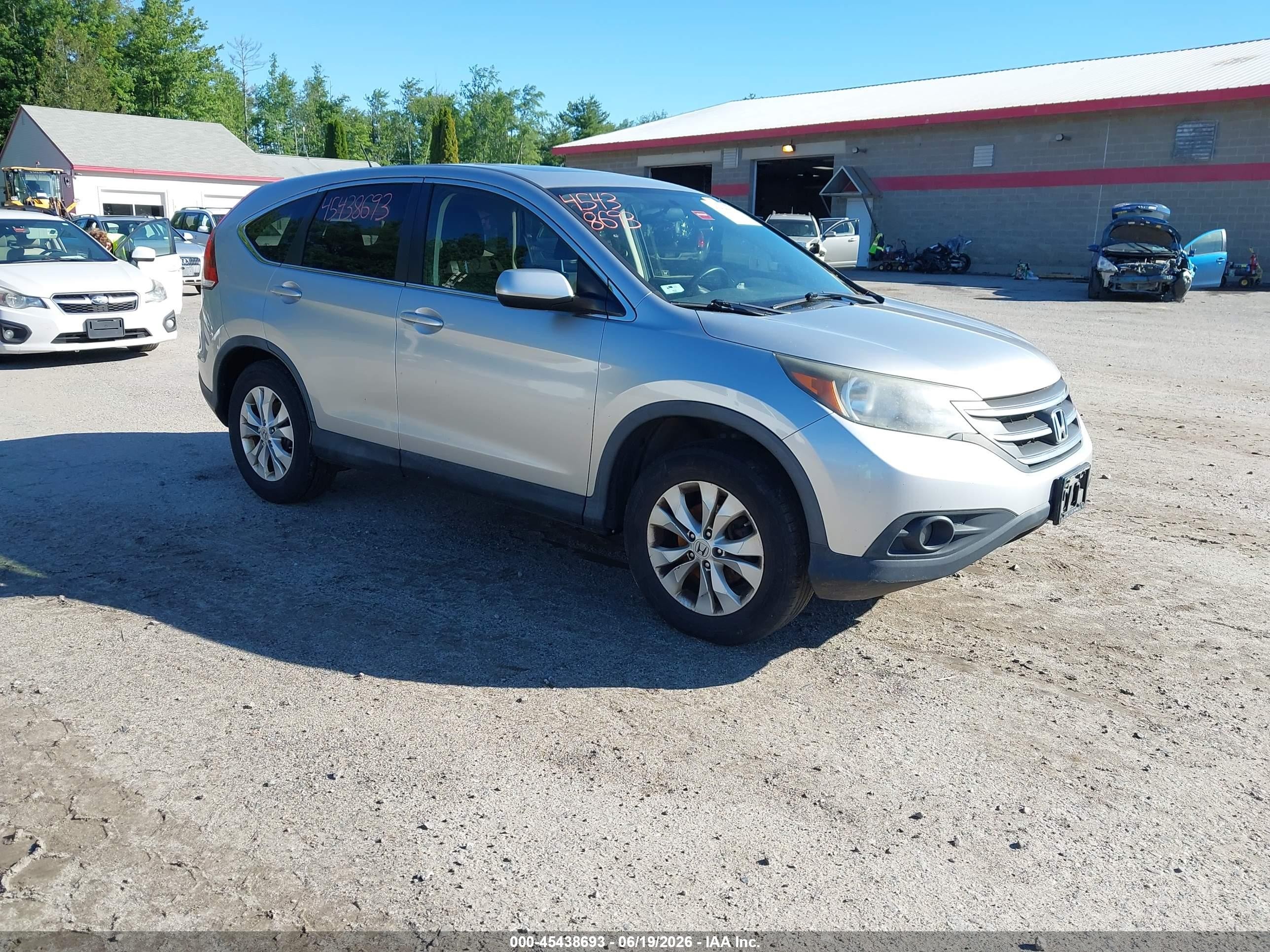 2012 Honda Cr-v Ex Silver vin: JHLRM4H55CC010368
