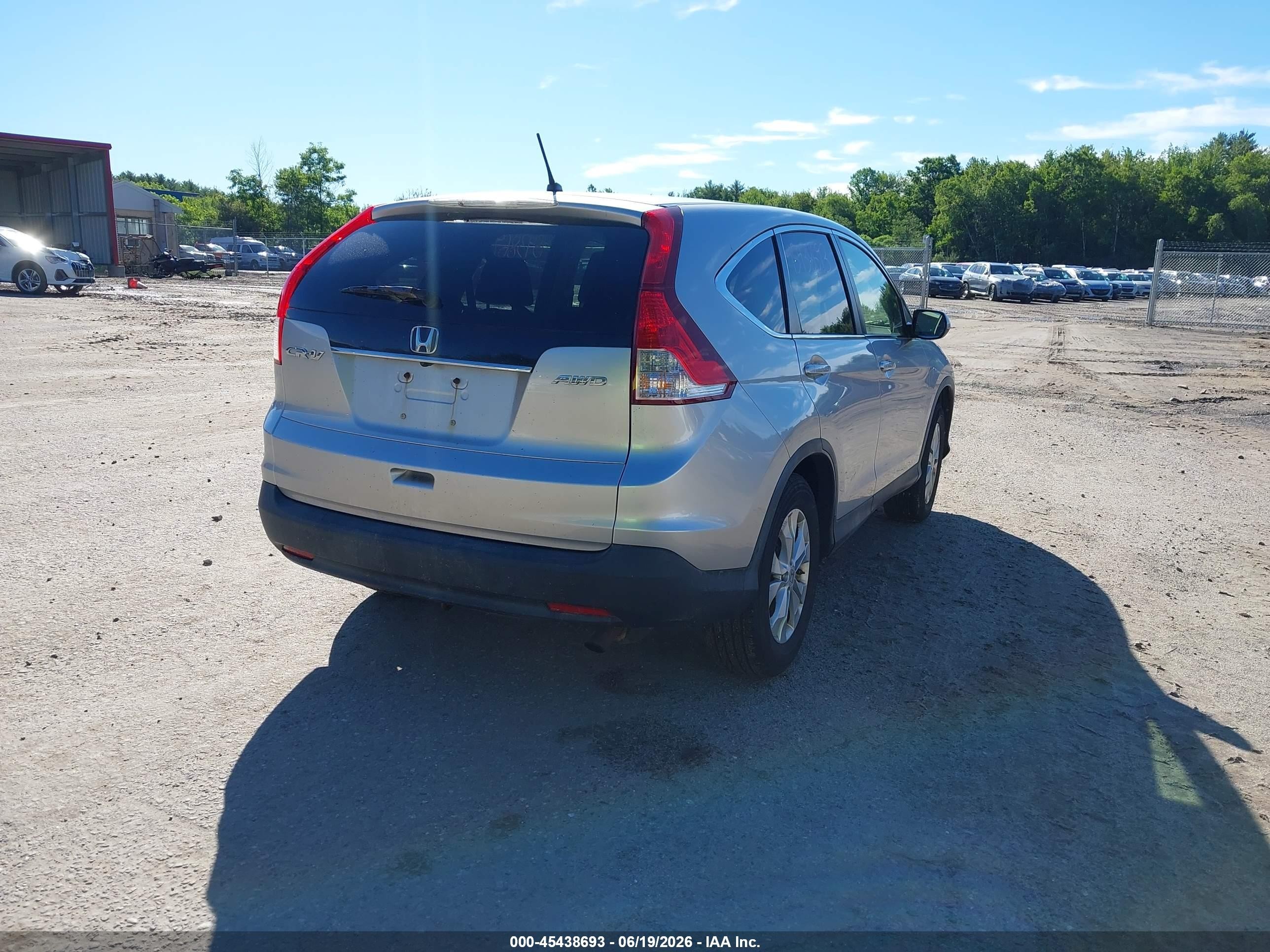 2012 Honda Cr-v Ex Silver vin: JHLRM4H55CC010368