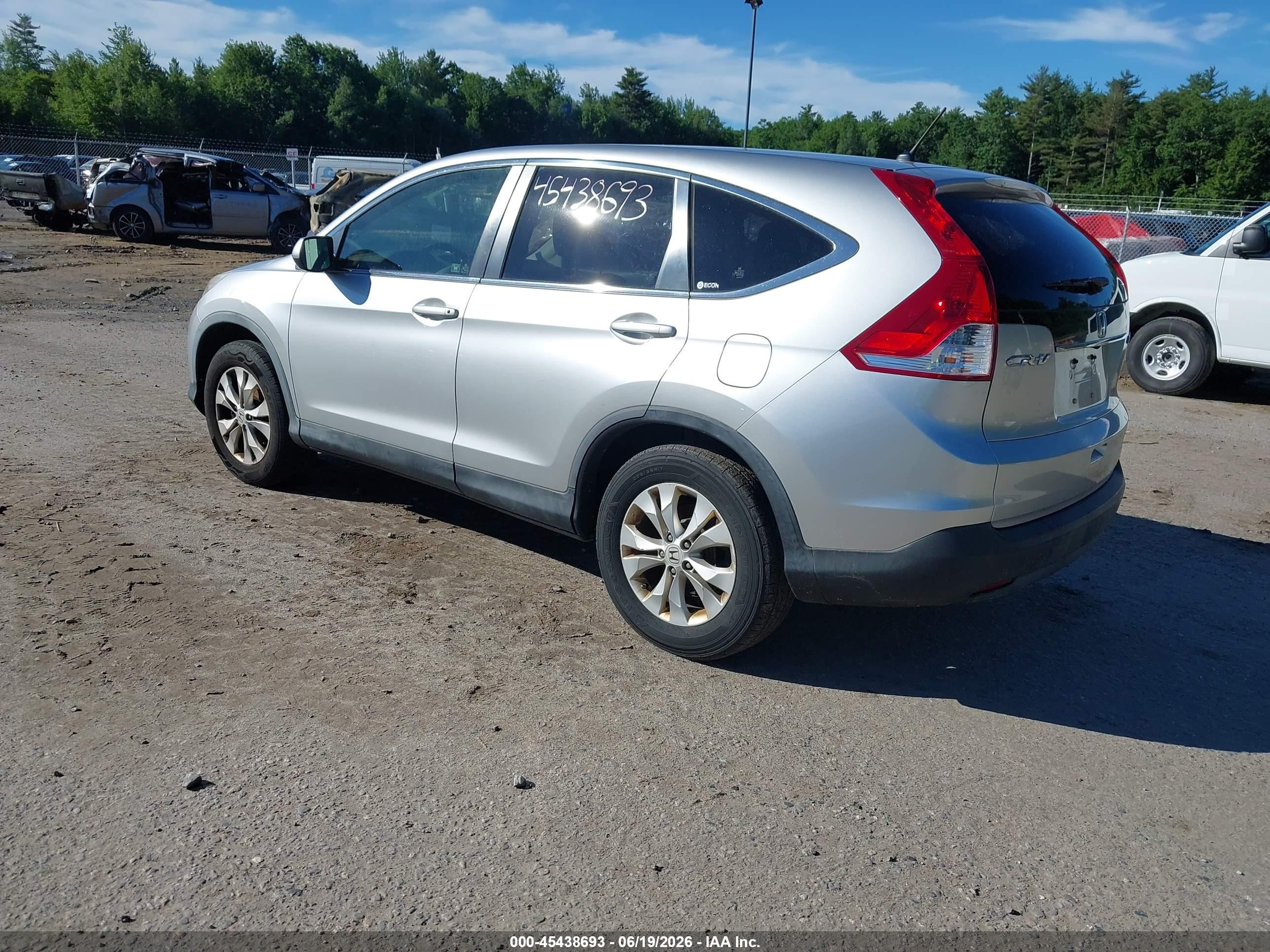 2012 Honda Cr-v Ex Silver vin: JHLRM4H55CC010368