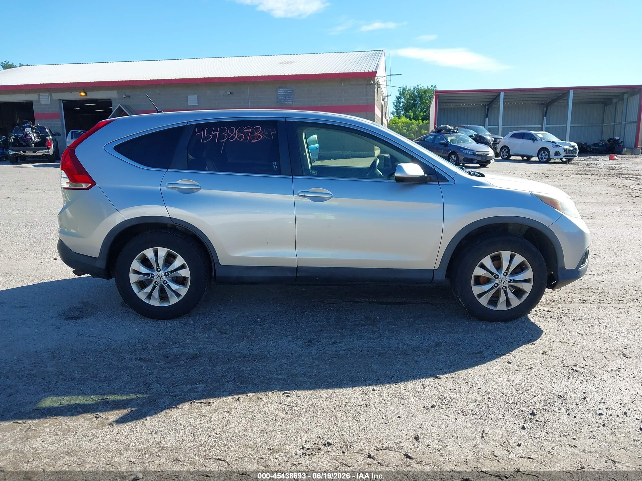 2012 Honda Cr-v Ex Silver vin: JHLRM4H55CC010368