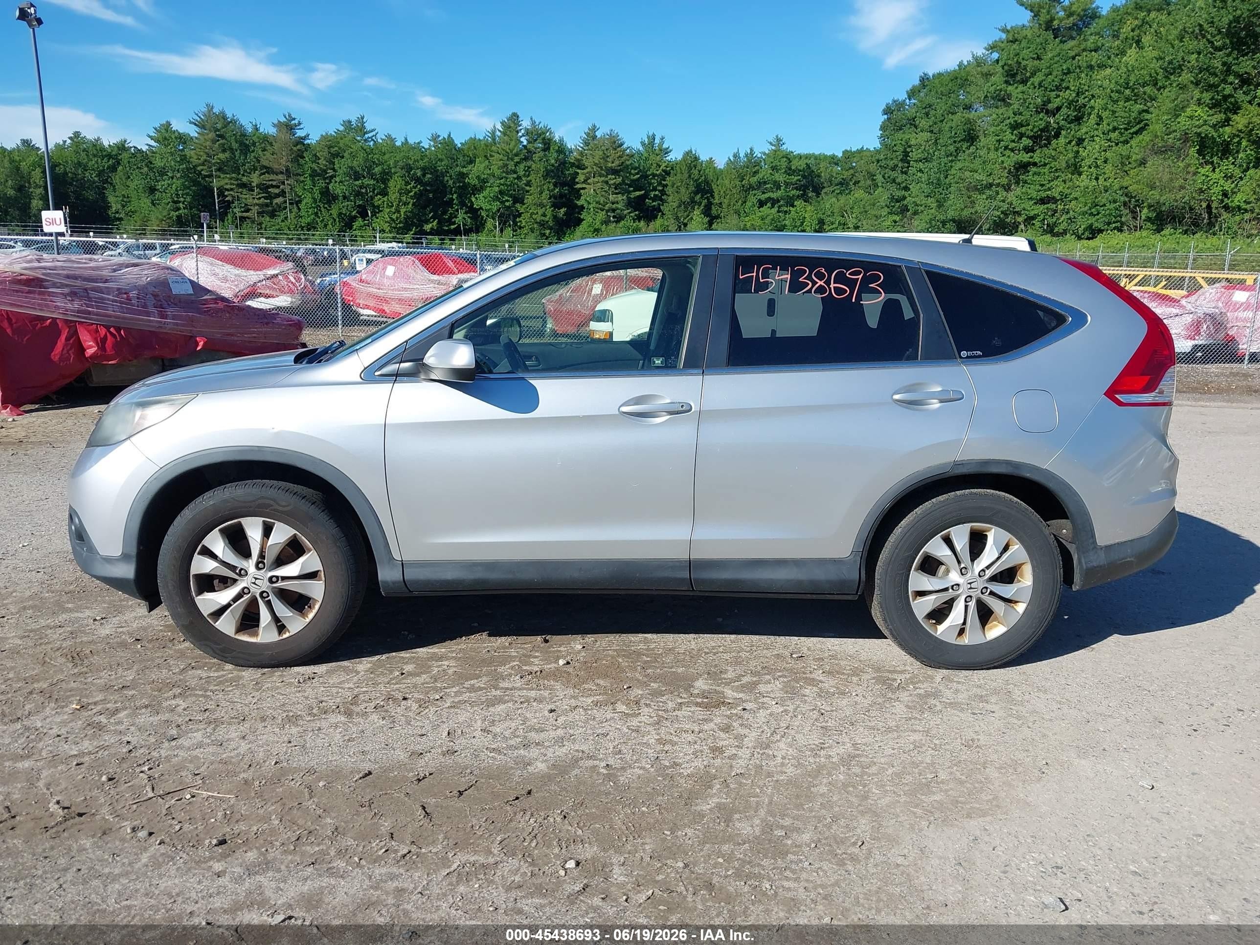 2012 Honda Cr-v Ex Silver vin: JHLRM4H55CC010368