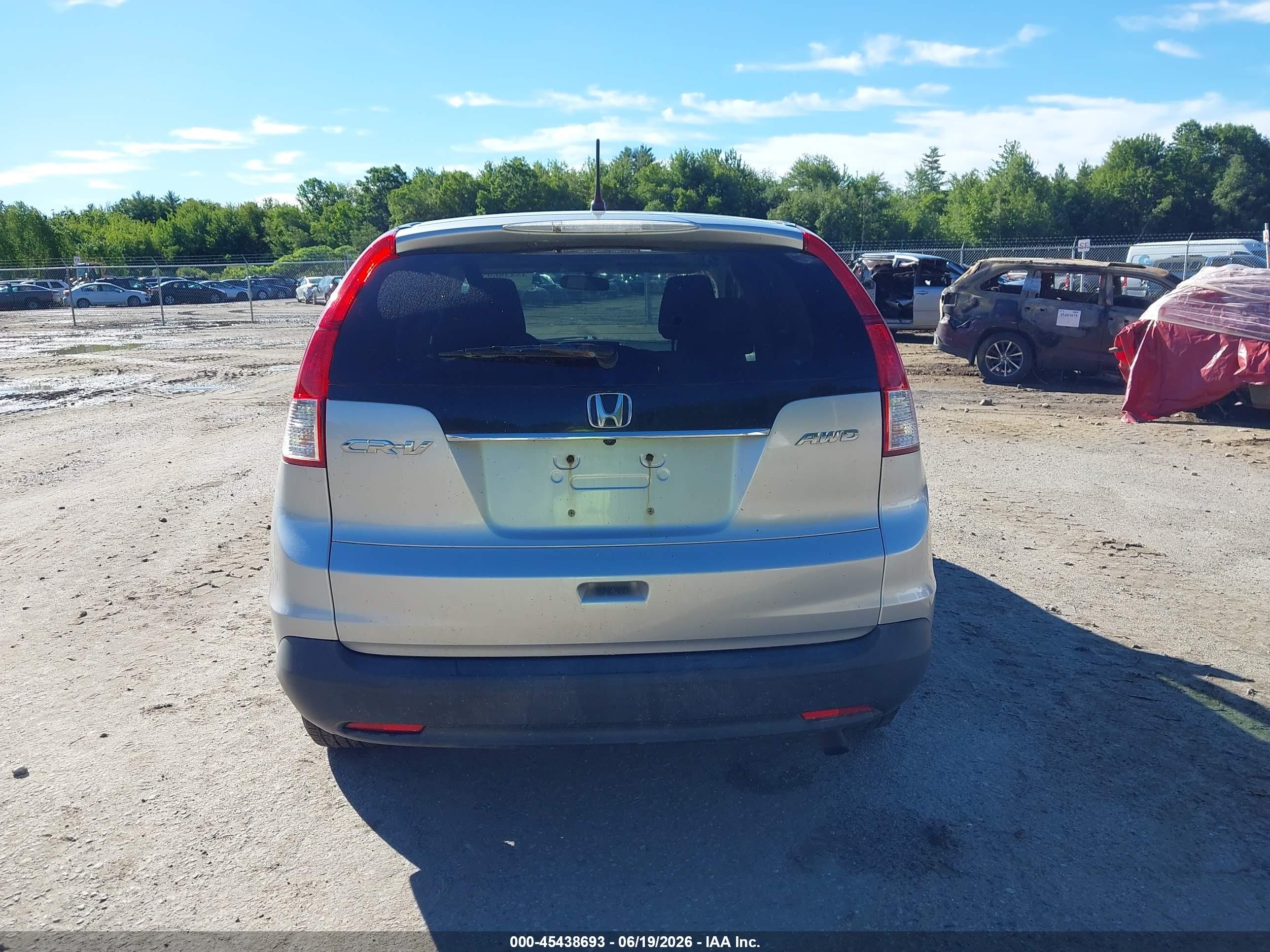 2012 Honda Cr-v Ex Silver vin: JHLRM4H55CC010368