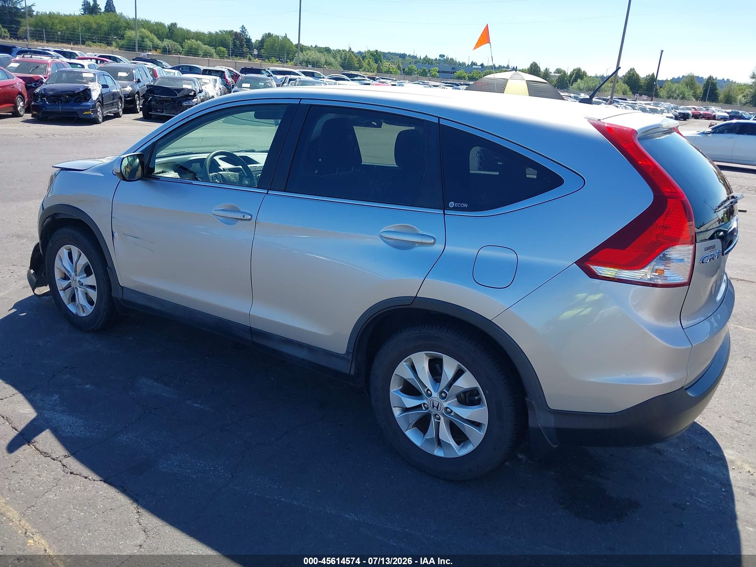2012 Honda Cr-v Ex Серебряный vin: JHLRM4H55CC018910