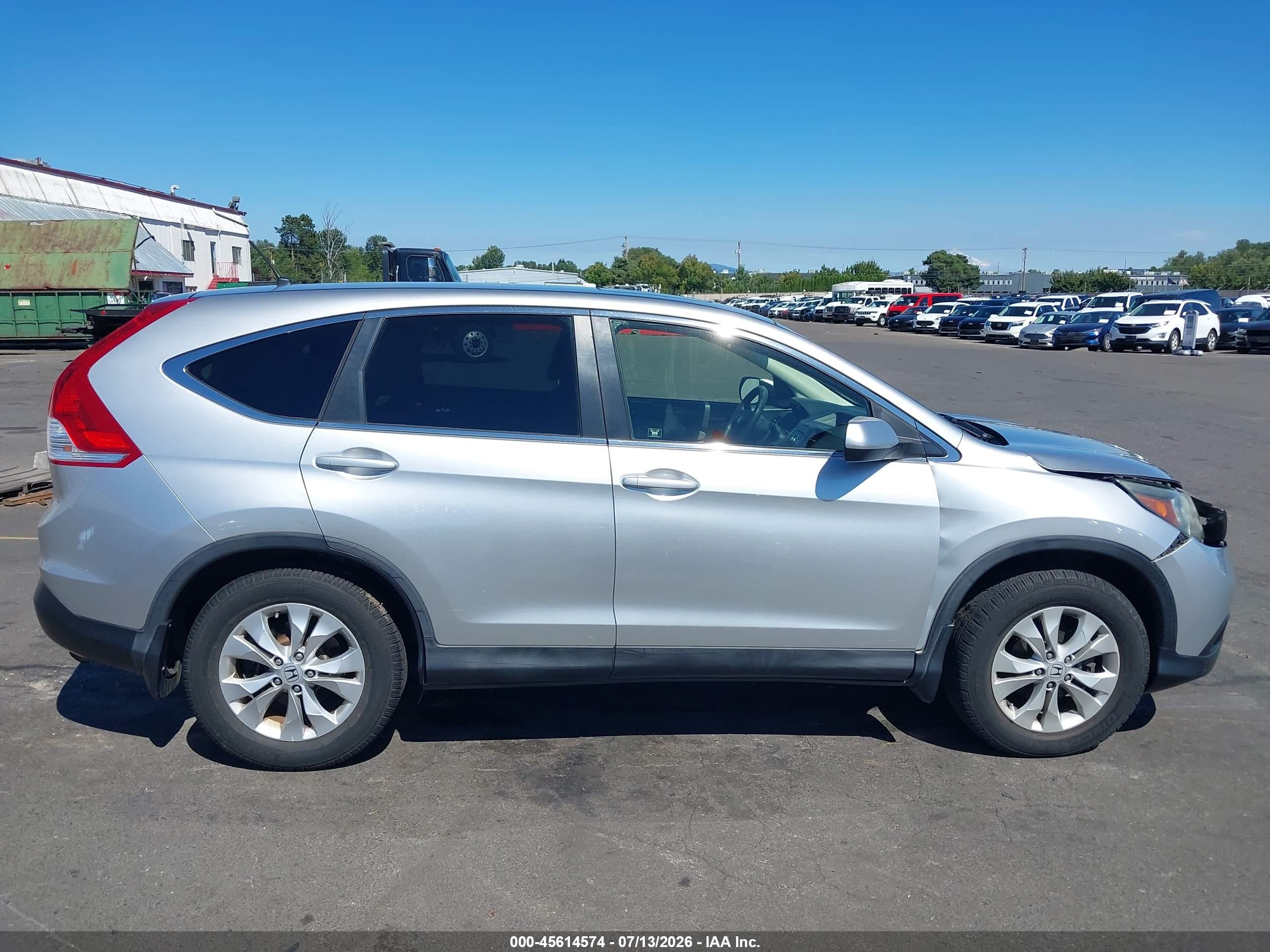 2012 Honda Cr-v Ex Серебряный vin: JHLRM4H55CC018910