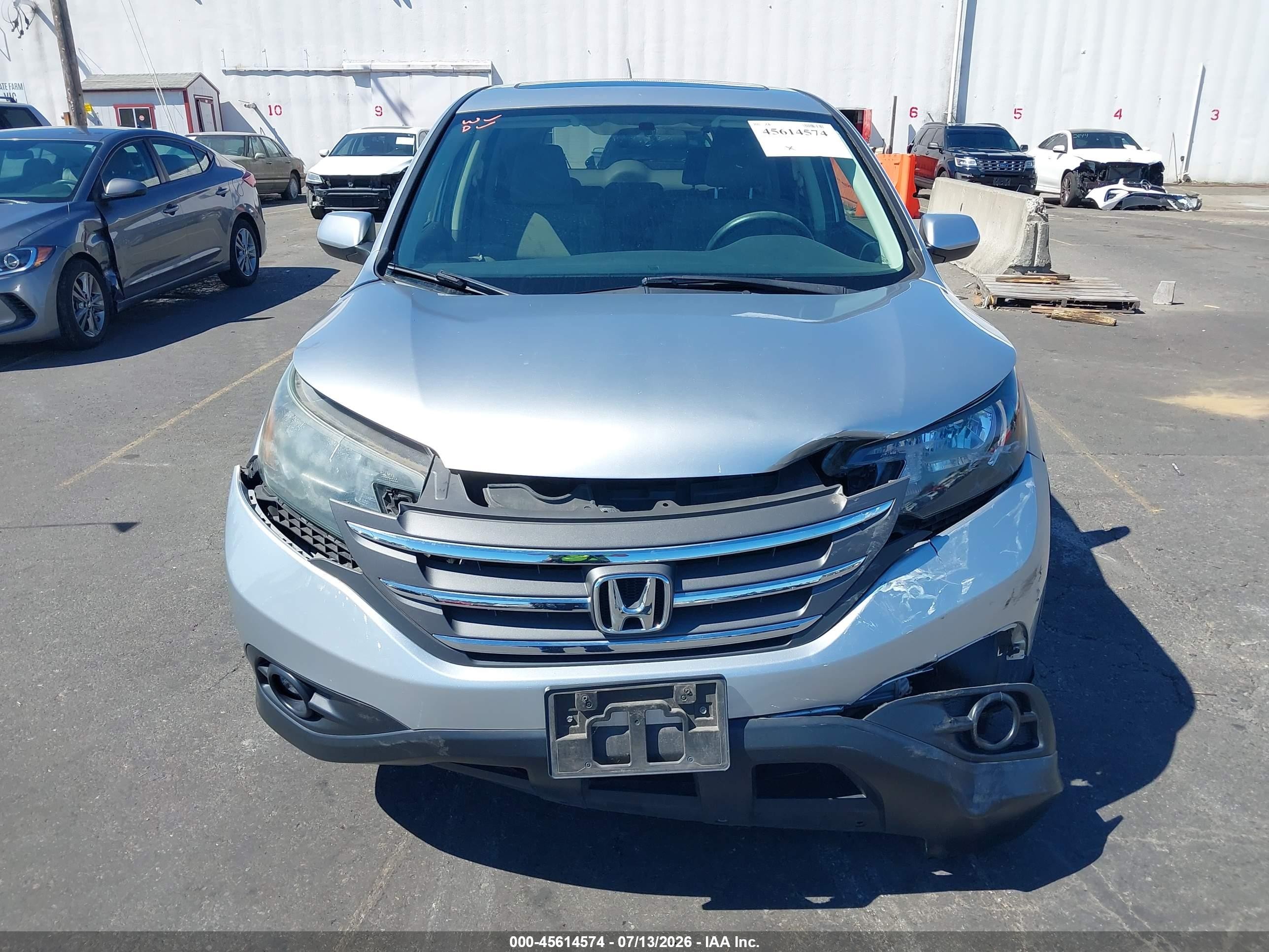 2012 Honda Cr-v Ex Серебряный vin: JHLRM4H55CC018910