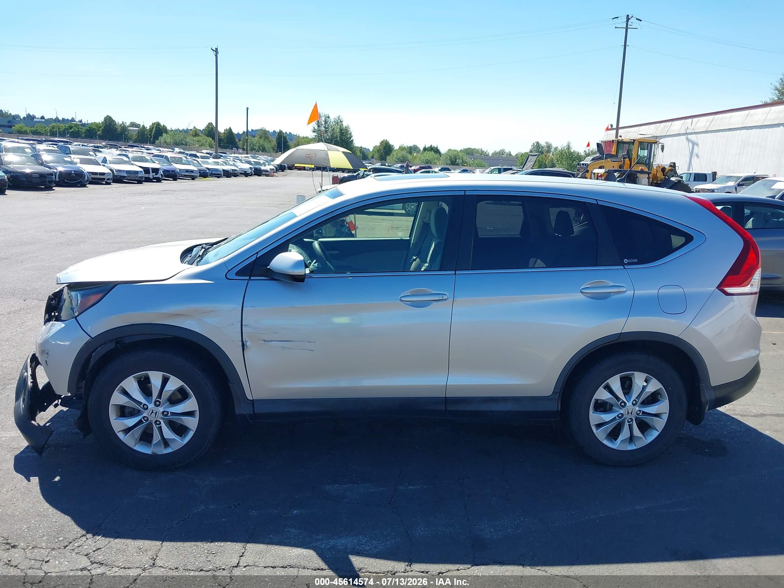 2012 Honda Cr-v Ex Серебряный vin: JHLRM4H55CC018910