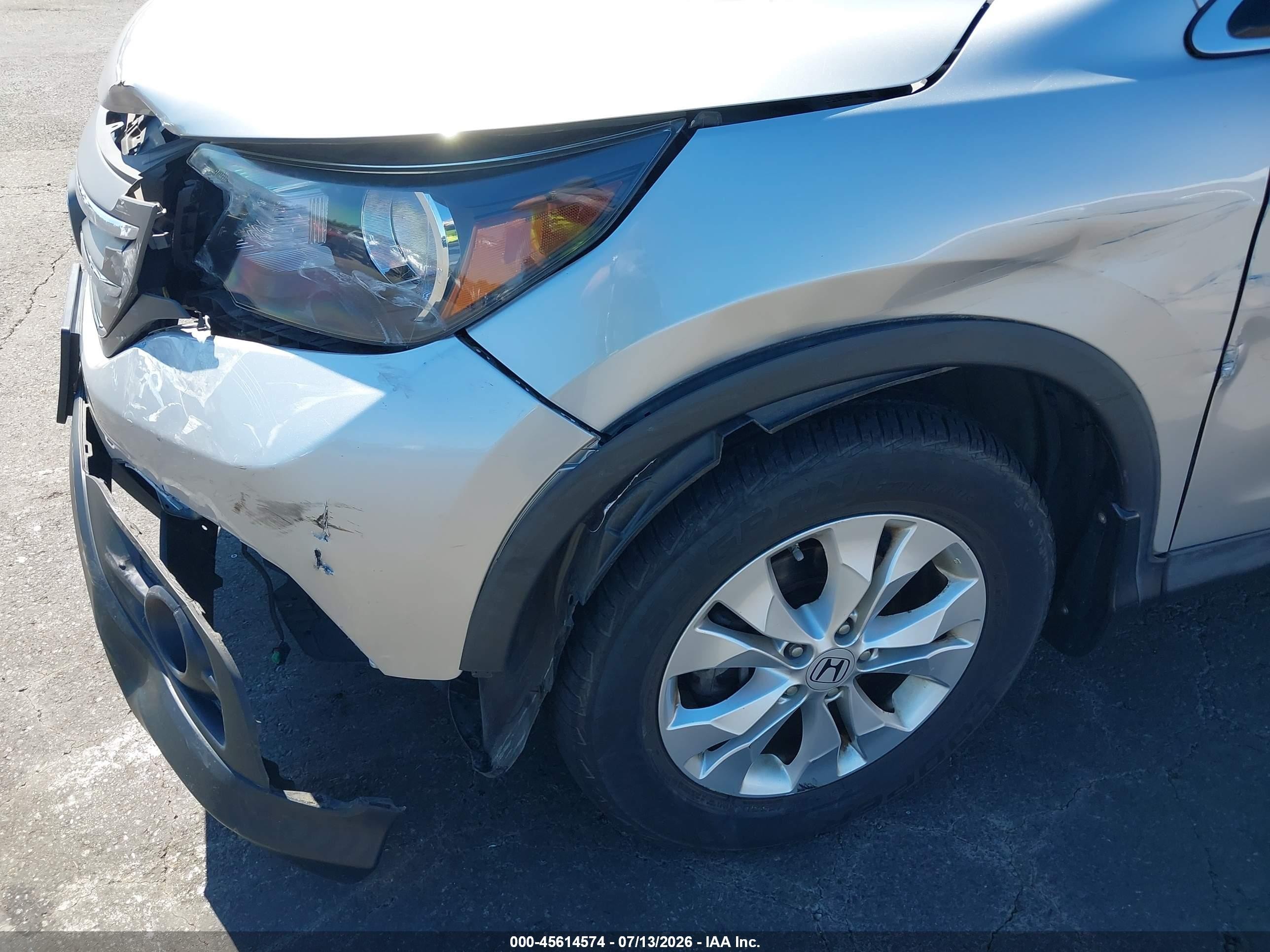 2012 Honda Cr-v Ex Серебряный vin: JHLRM4H55CC018910