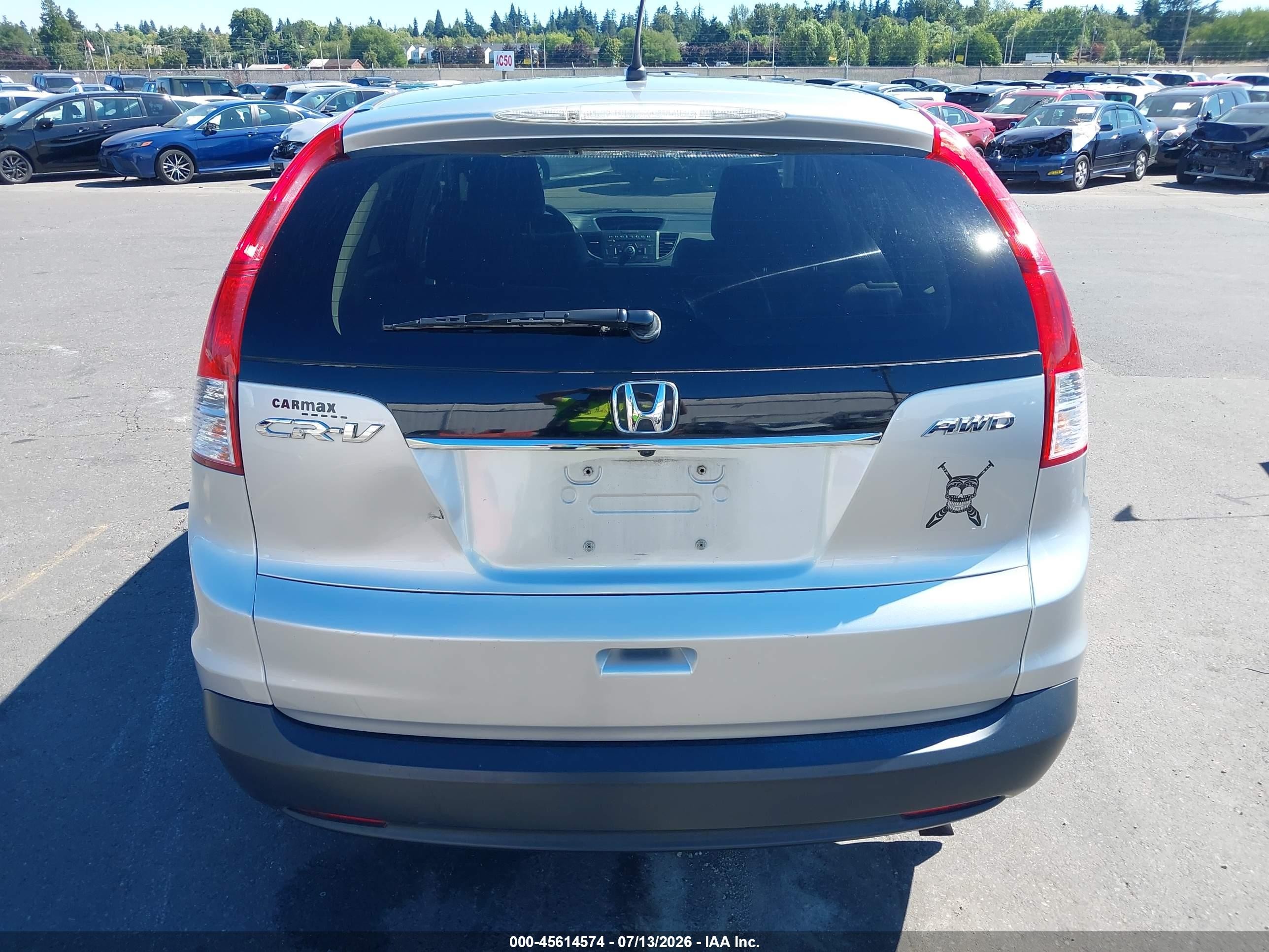 2012 Honda Cr-v Ex Серебряный vin: JHLRM4H55CC018910