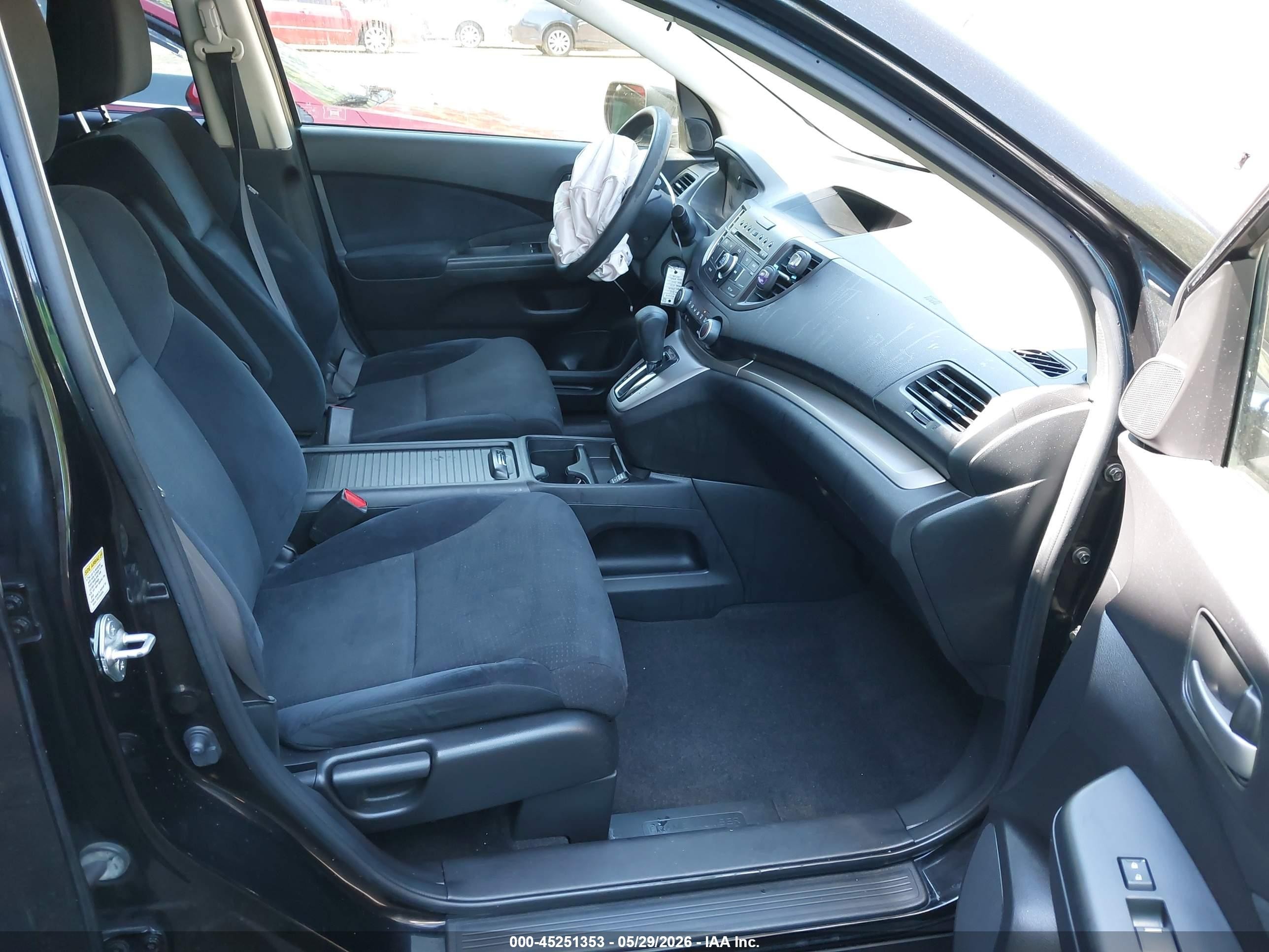 2012 Honda Cr-v Ex Black vin: JHLRM4H55CC027090
