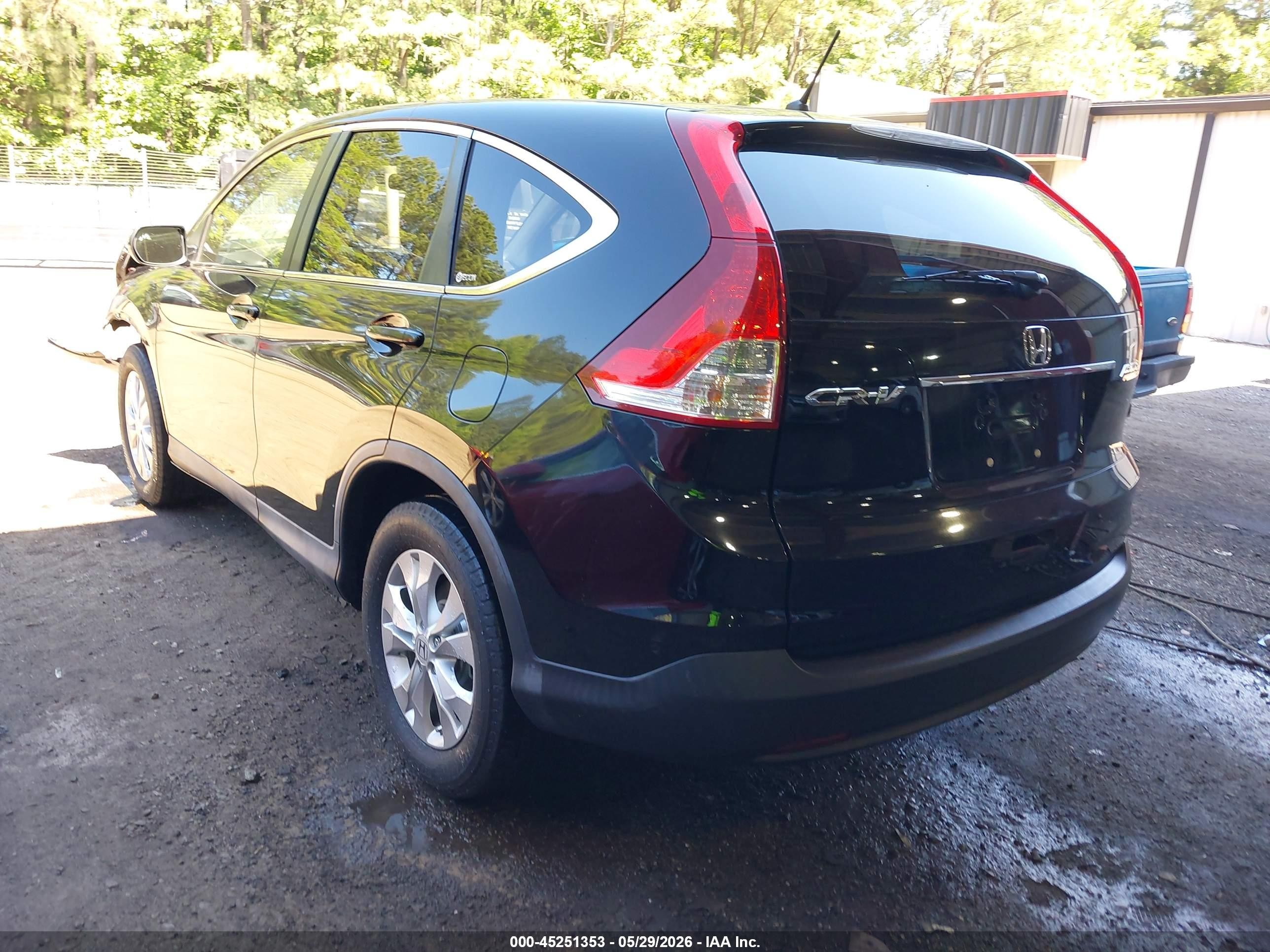 2012 Honda Cr-v Ex Black vin: JHLRM4H55CC027090