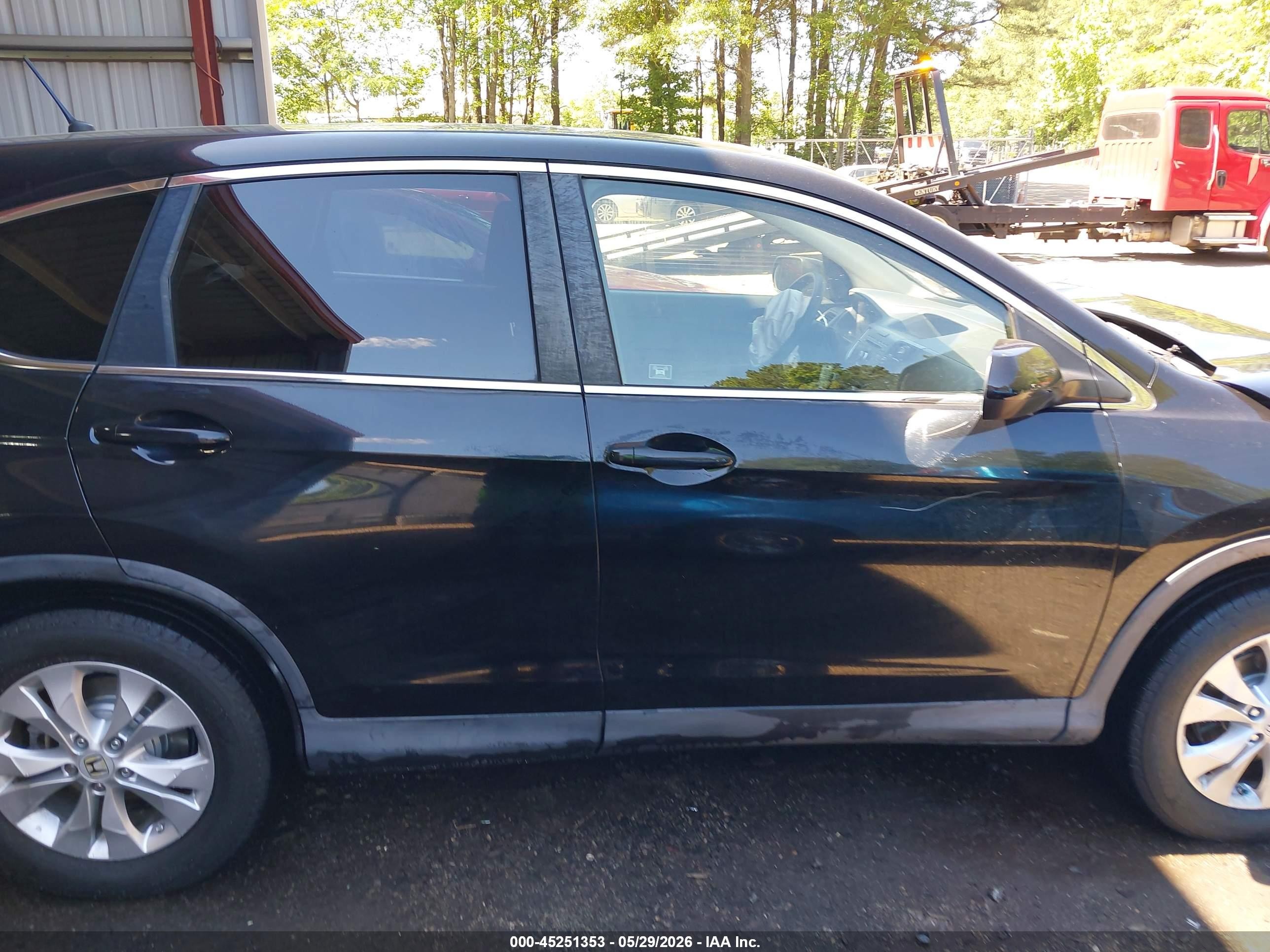2012 Honda Cr-v Ex Black vin: JHLRM4H55CC027090