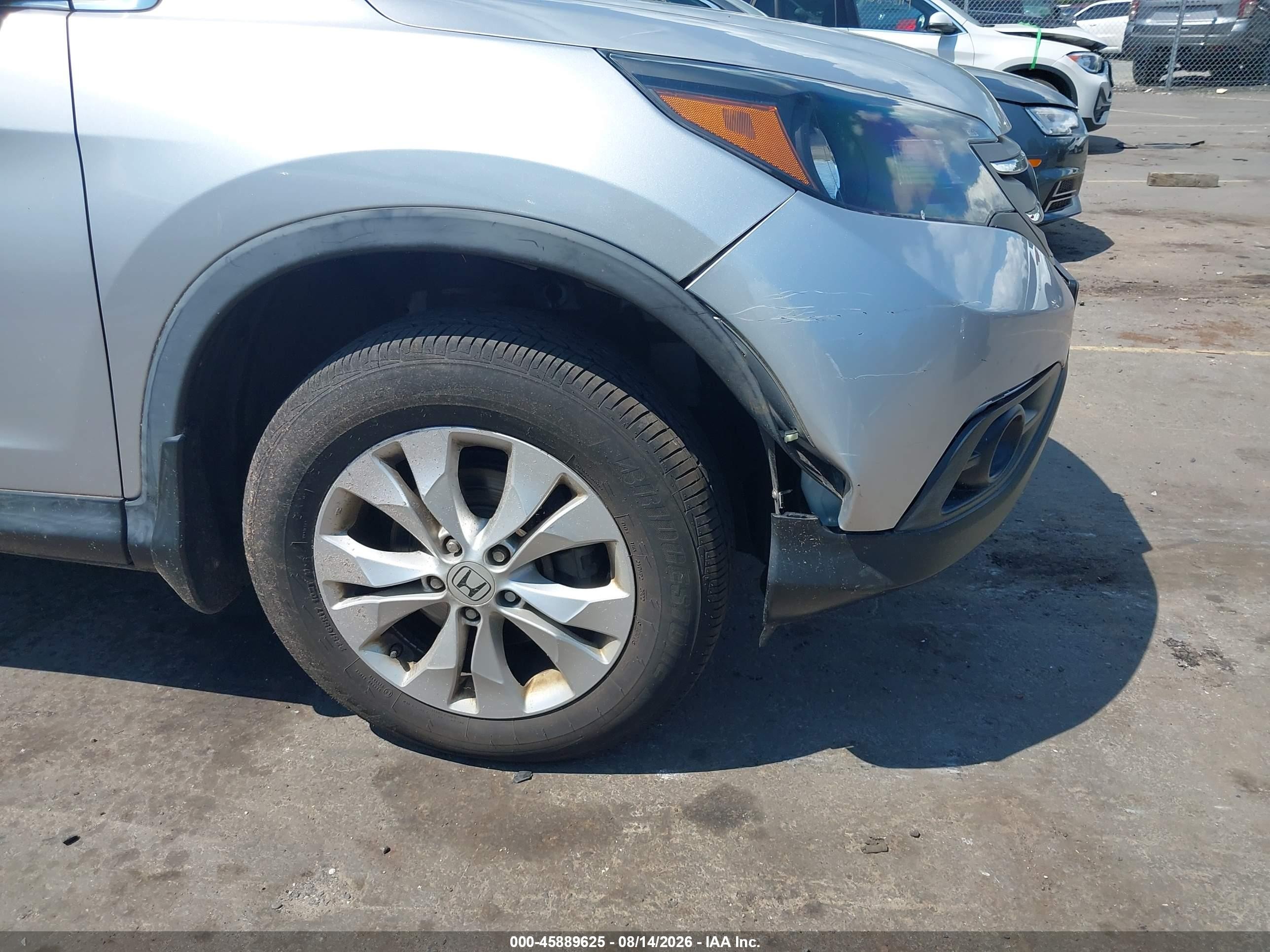 2012 Honda Cr-v Ex Silver vin: JHLRM4H56CC010959