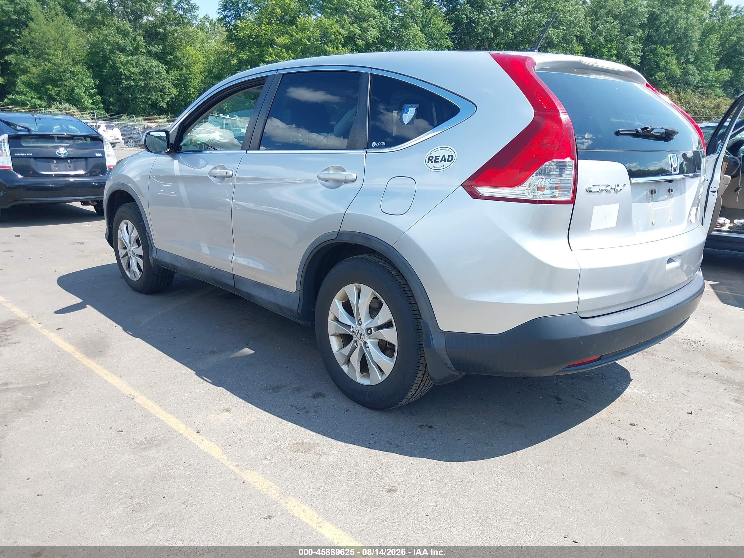 2012 Honda Cr-v Ex Silver vin: JHLRM4H56CC010959