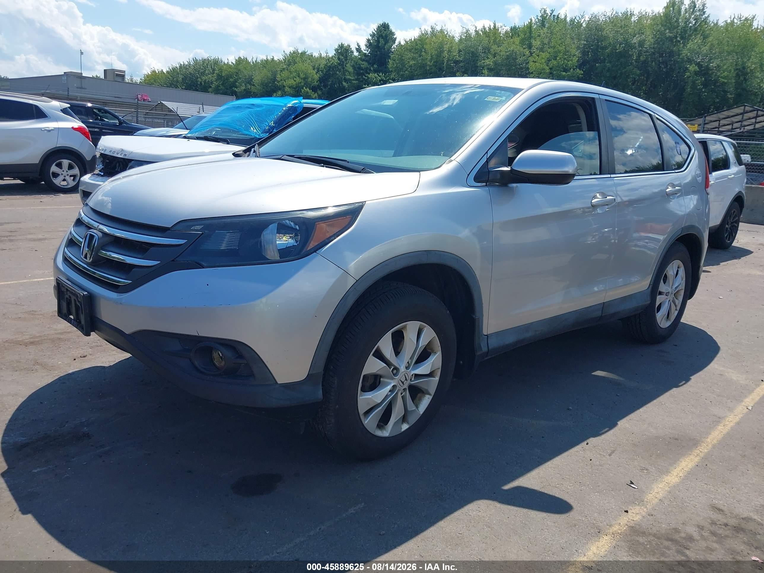 2012 Honda Cr-v Ex Silver vin: JHLRM4H56CC010959