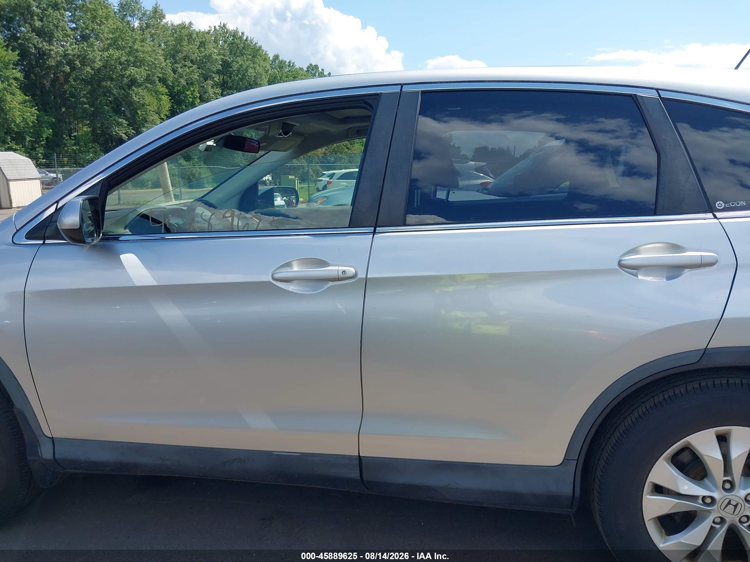 2012 Honda Cr-v Ex Silver vin: JHLRM4H56CC010959