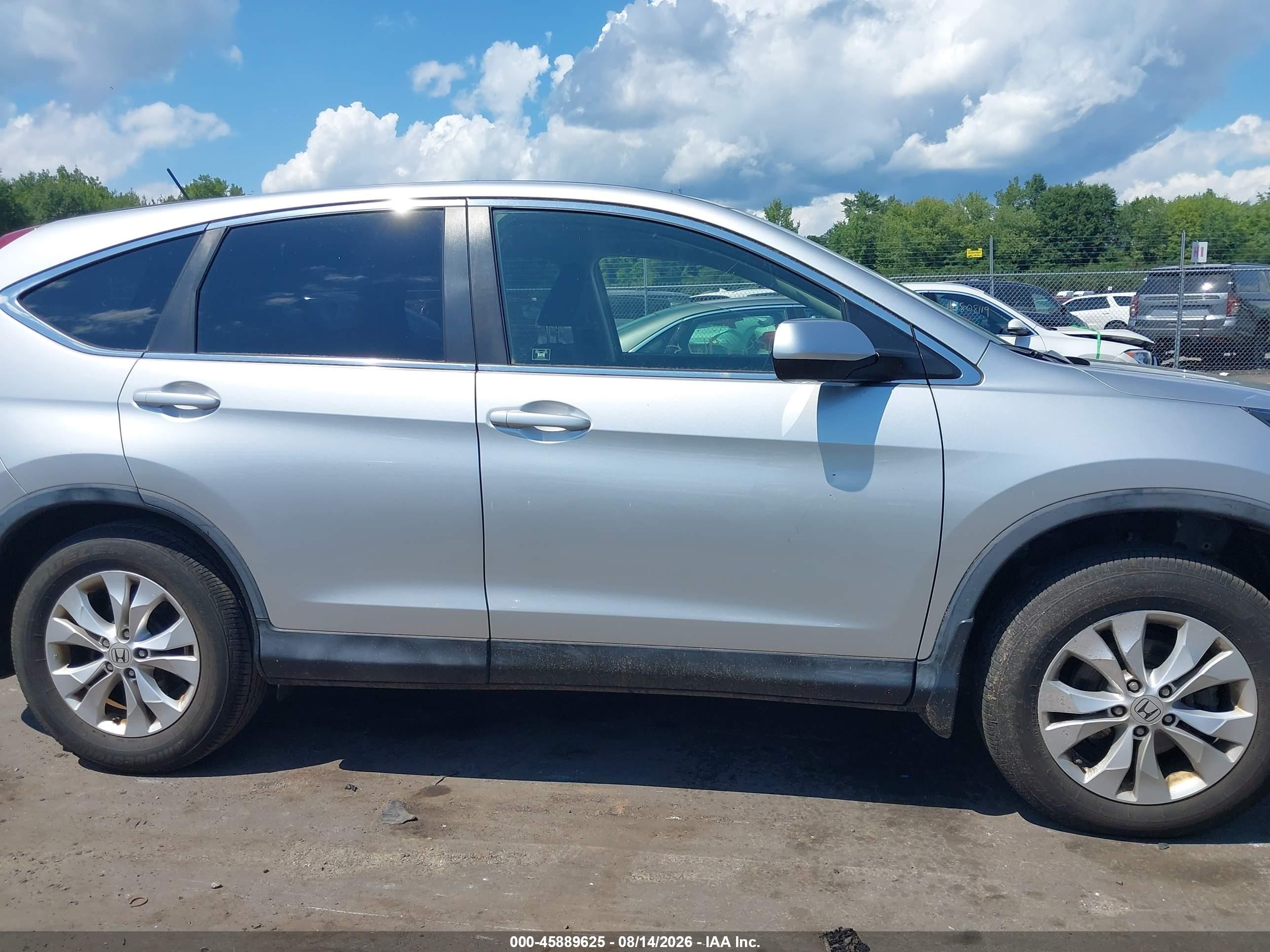 2012 Honda Cr-v Ex Silver vin: JHLRM4H56CC010959