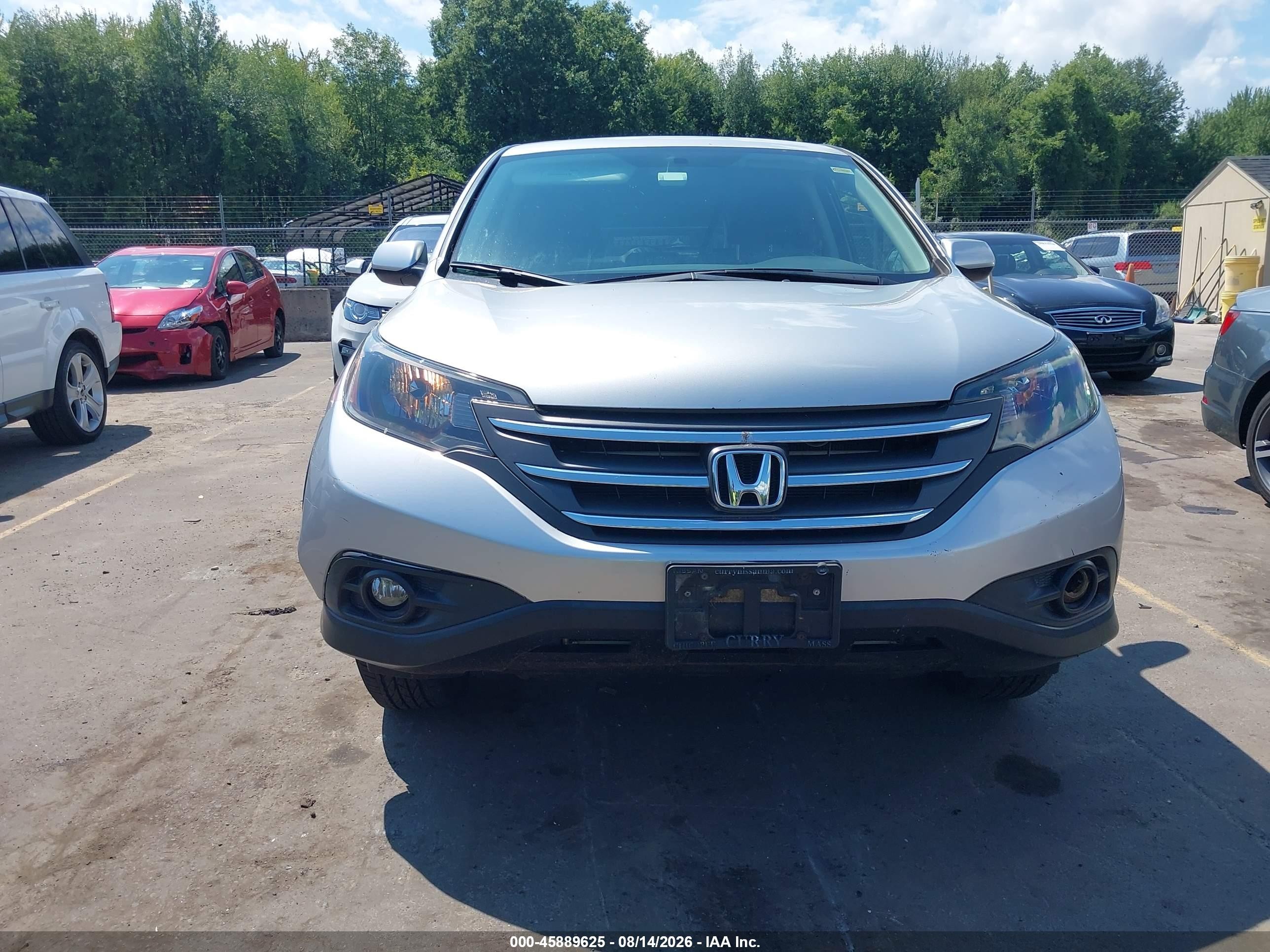 2012 Honda Cr-v Ex Silver vin: JHLRM4H56CC010959