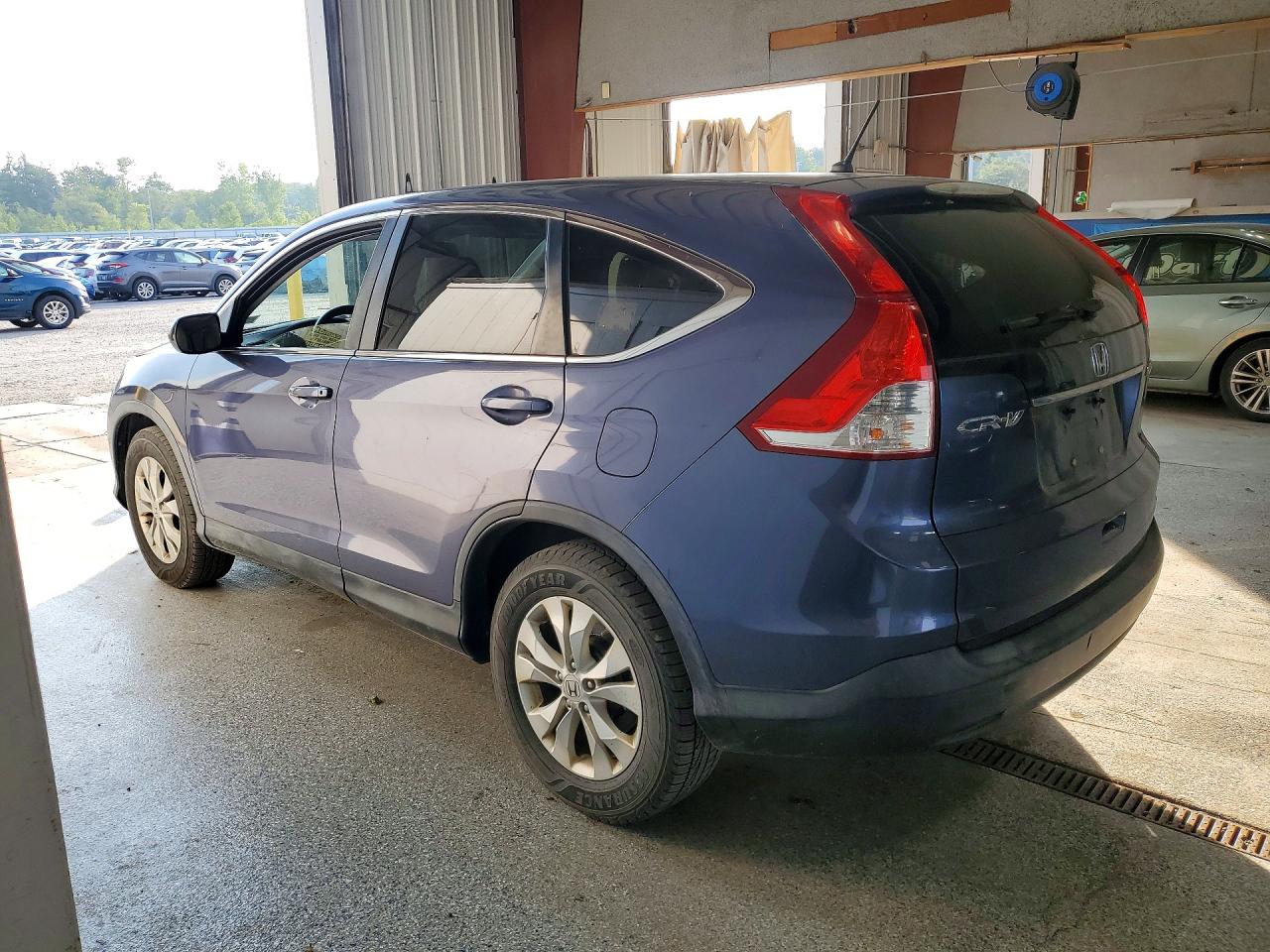 2012 Honda Cr-v Ex Blue vin: JHLRM4H56CC015384