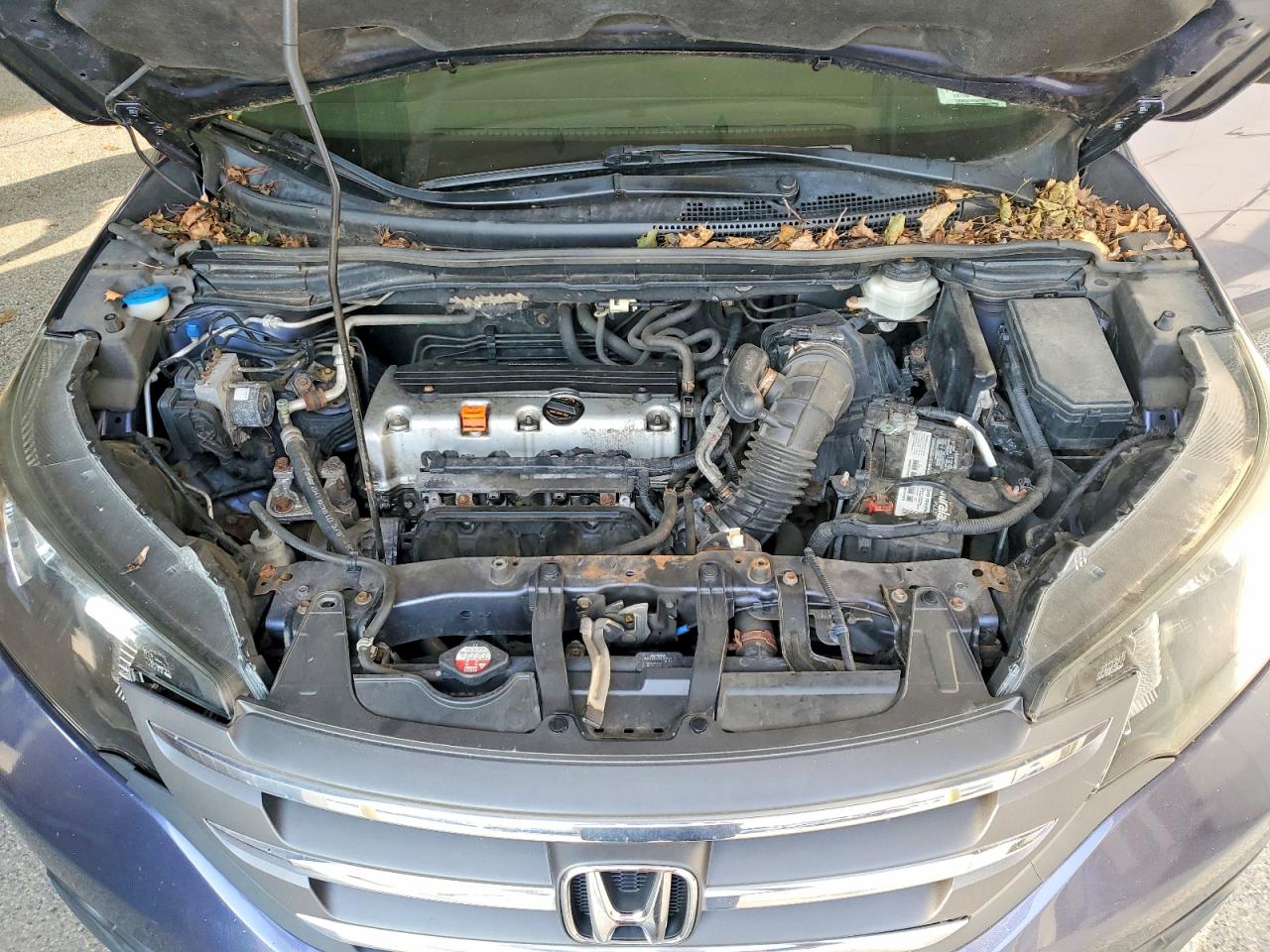 2012 Honda Cr-v Ex Blue vin: JHLRM4H56CC015384