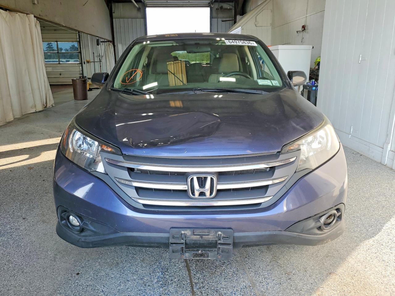 2012 Honda Cr-v Ex Blue vin: JHLRM4H56CC015384