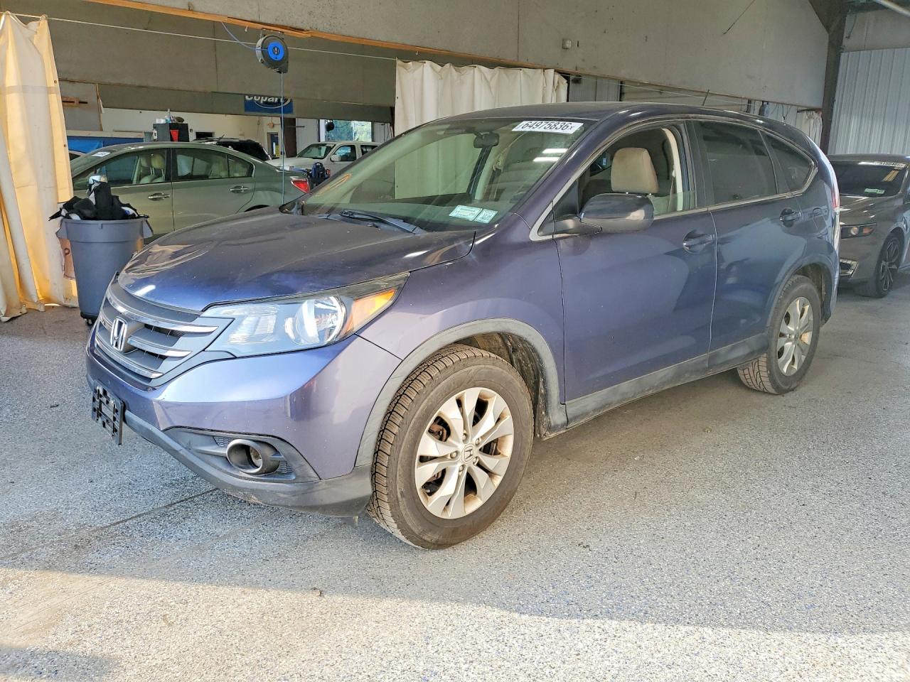 2012 Honda Cr-v Ex Blue vin: JHLRM4H56CC015384