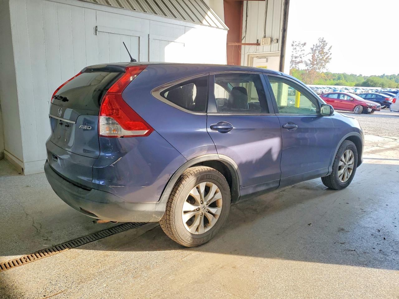 2012 Honda Cr-v Ex Blue vin: JHLRM4H56CC015384