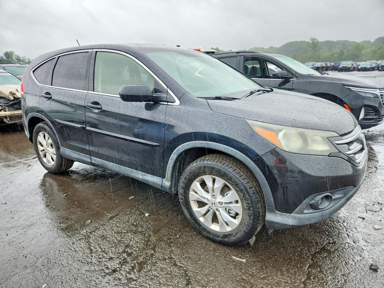 2012 Honda Cr-v Ex Black vin: JHLRM4H56CC016017