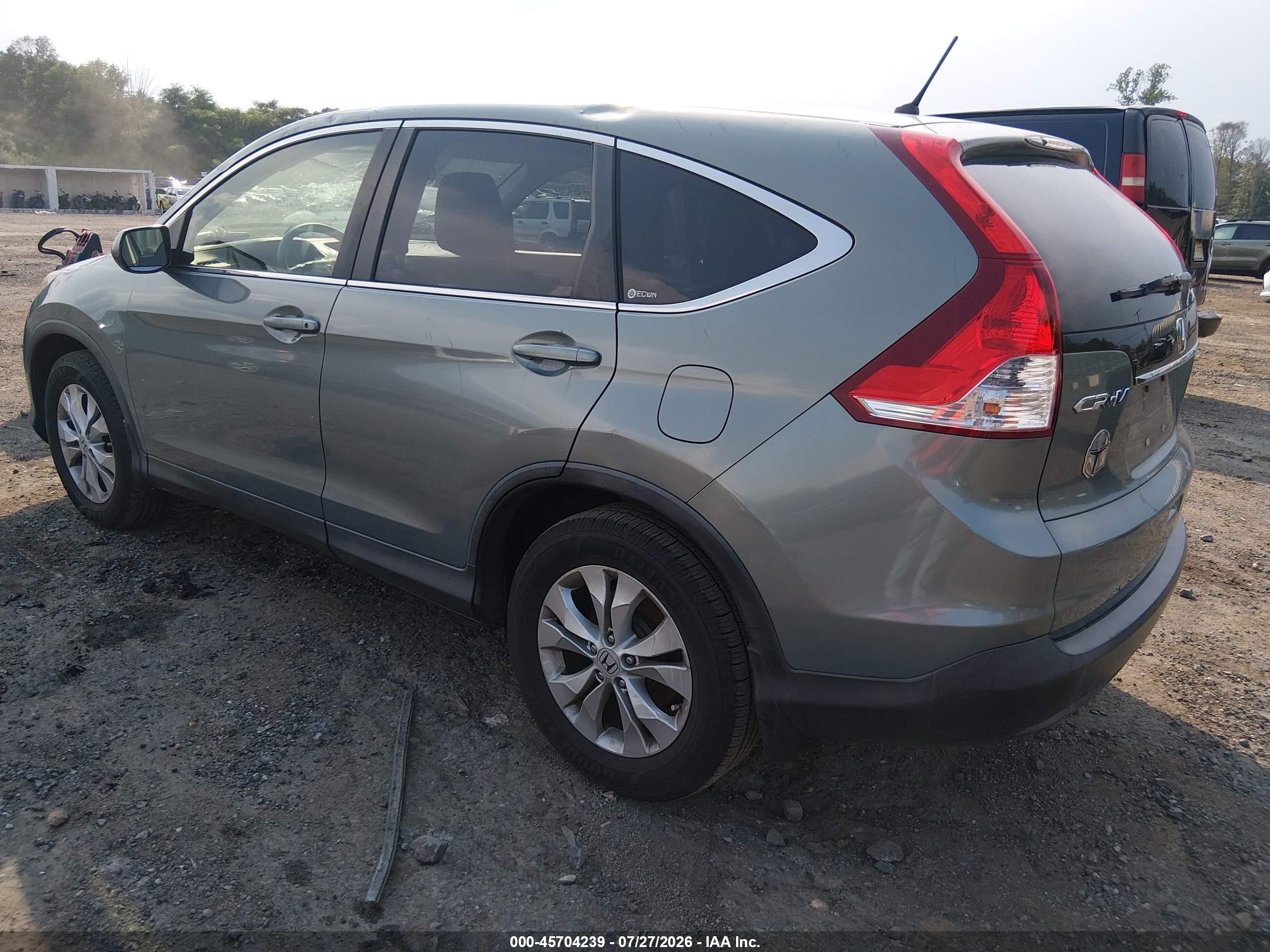 2012 Honda Cr-v Ex Turquoise vin: JHLRM4H56CC017720