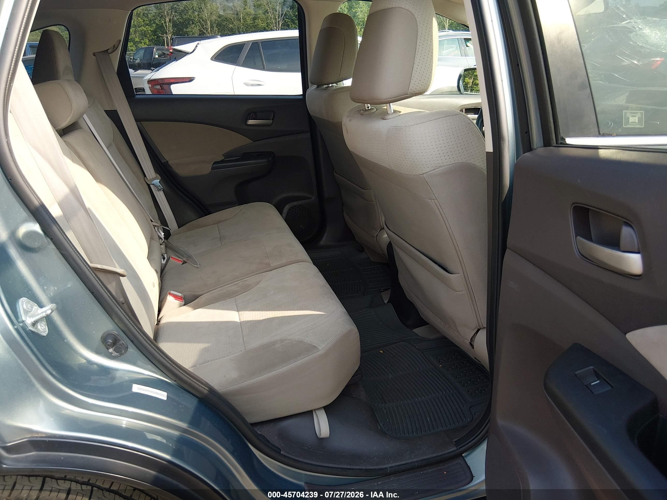 2012 Honda Cr-v Ex Turquoise vin: JHLRM4H56CC017720