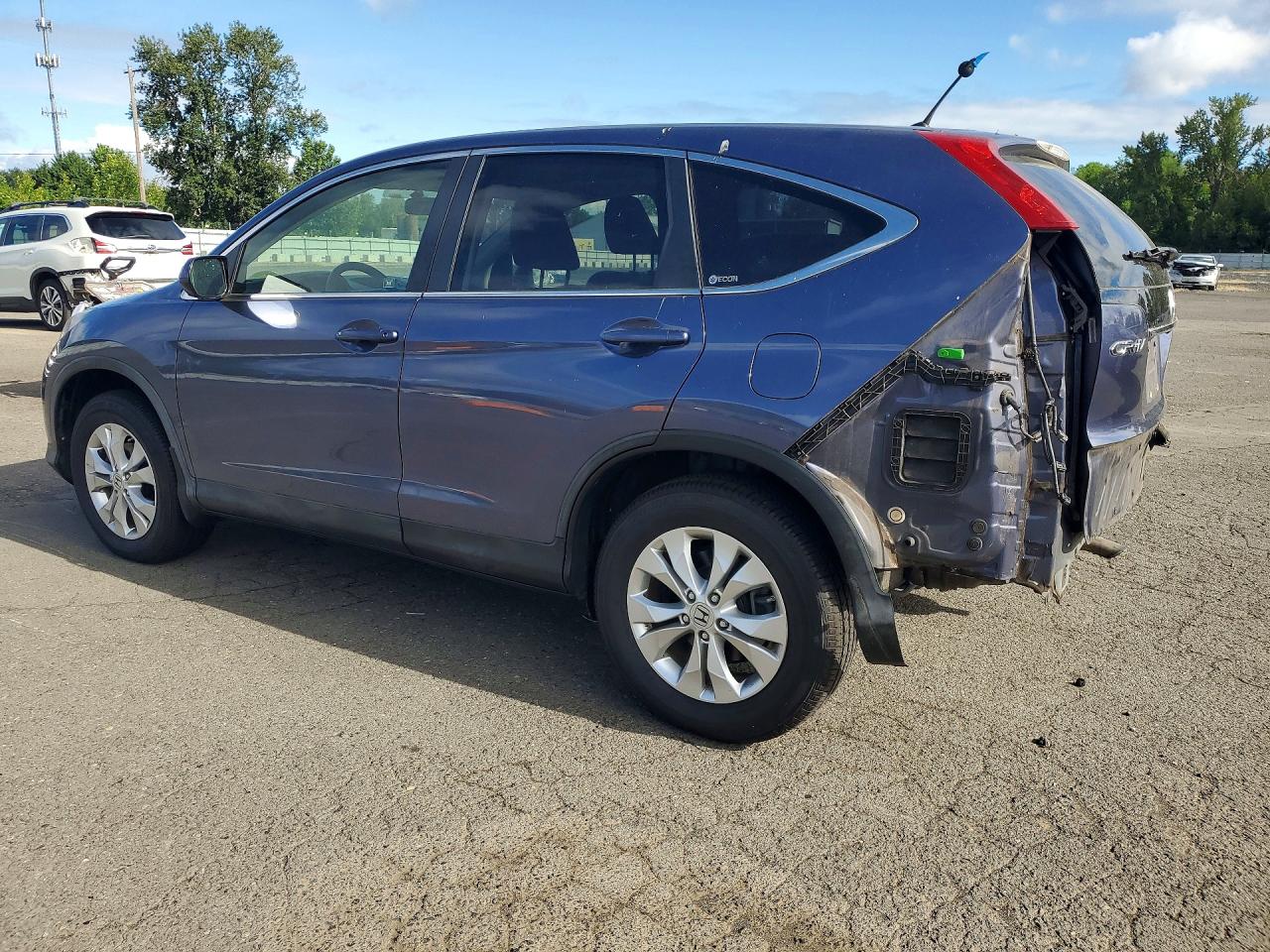 2012 Honda Cr-v Ex Blue vin: JHLRM4H56CC029317