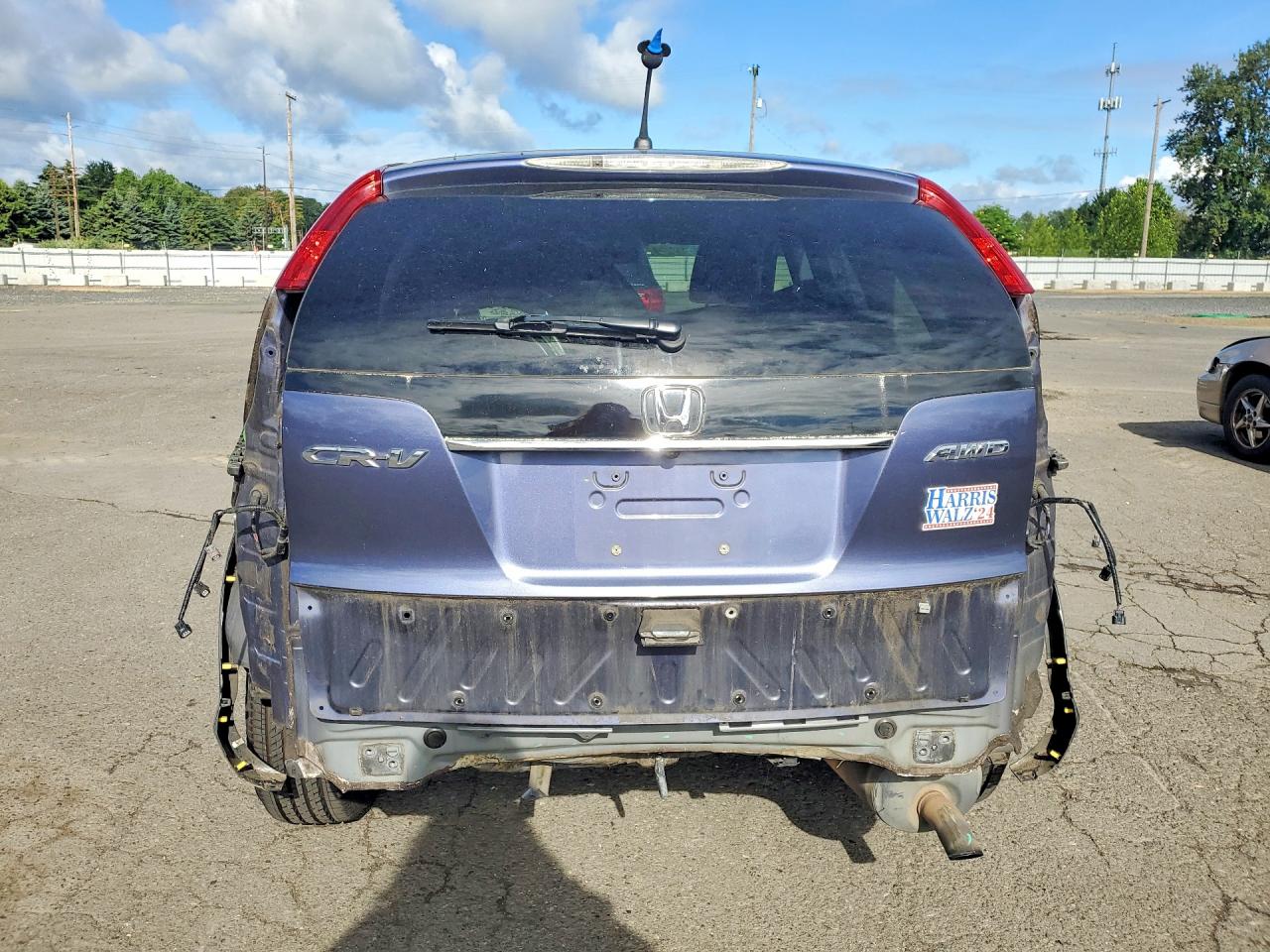 2012 Honda Cr-v Ex Blue vin: JHLRM4H56CC029317