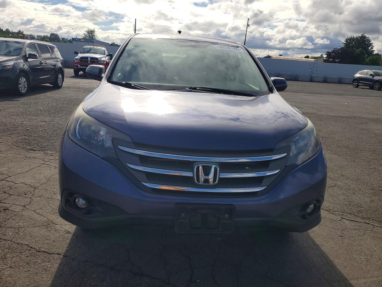 2012 Honda Cr-v Ex Blue vin: JHLRM4H56CC029317