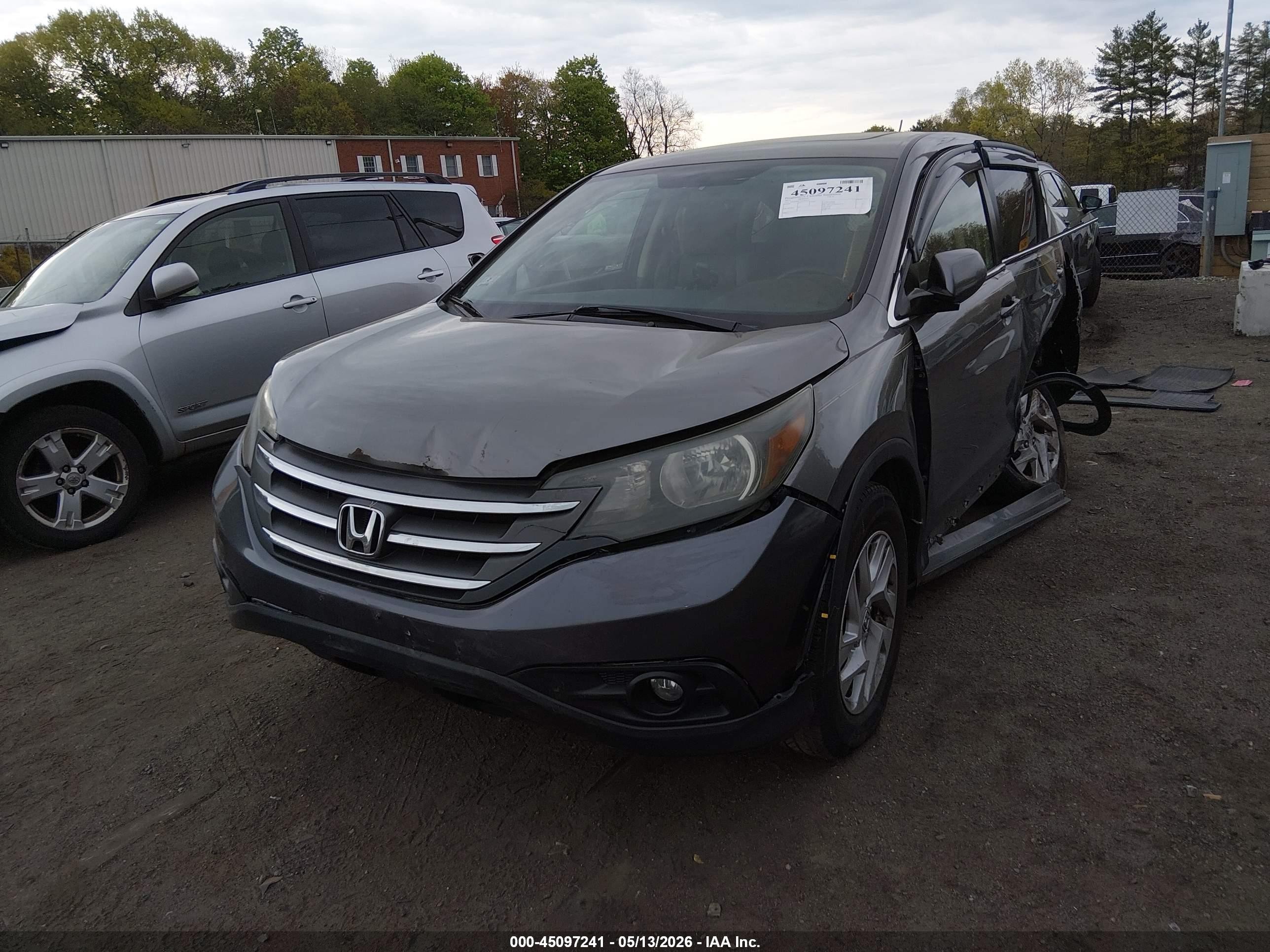 2012 Honda Cr-v Ex Gray vin: JHLRM4H57CC001171