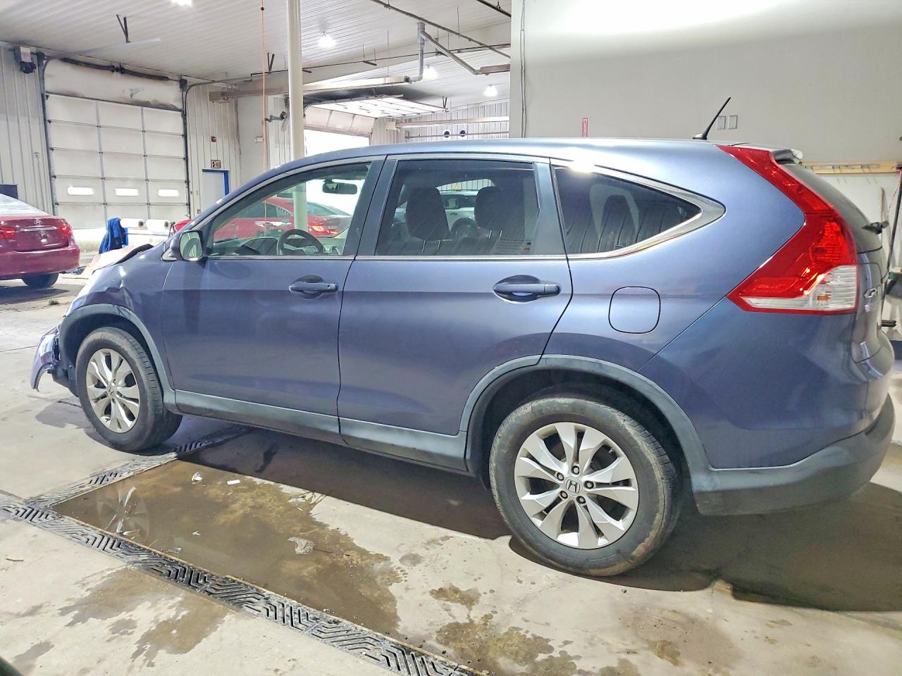 2012 Honda Cr-v Ex Blue vin: JHLRM4H57CC017497