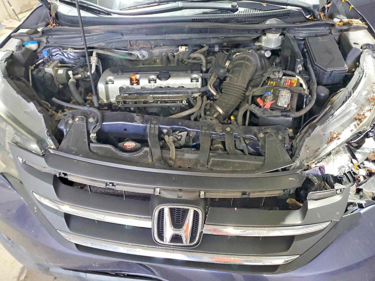 2012 Honda Cr-v Ex Blue vin: JHLRM4H57CC017497