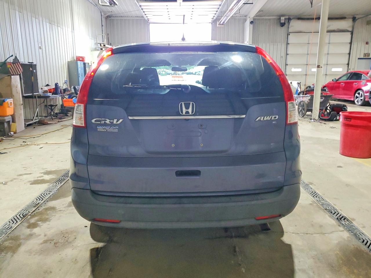 2012 Honda Cr-v Ex Blue vin: JHLRM4H57CC017497