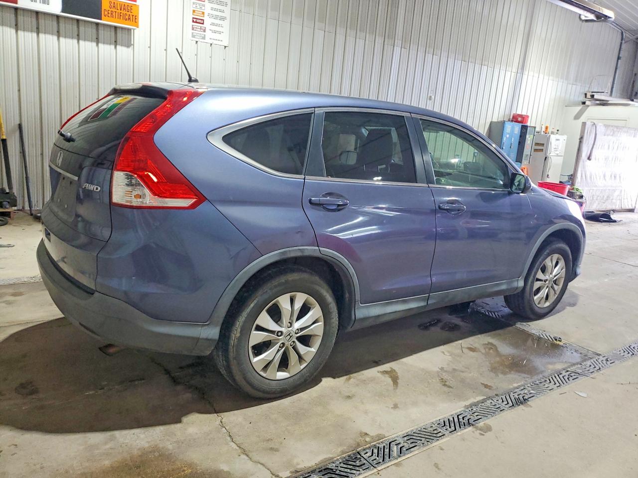 2012 Honda Cr-v Ex Blue vin: JHLRM4H57CC017497