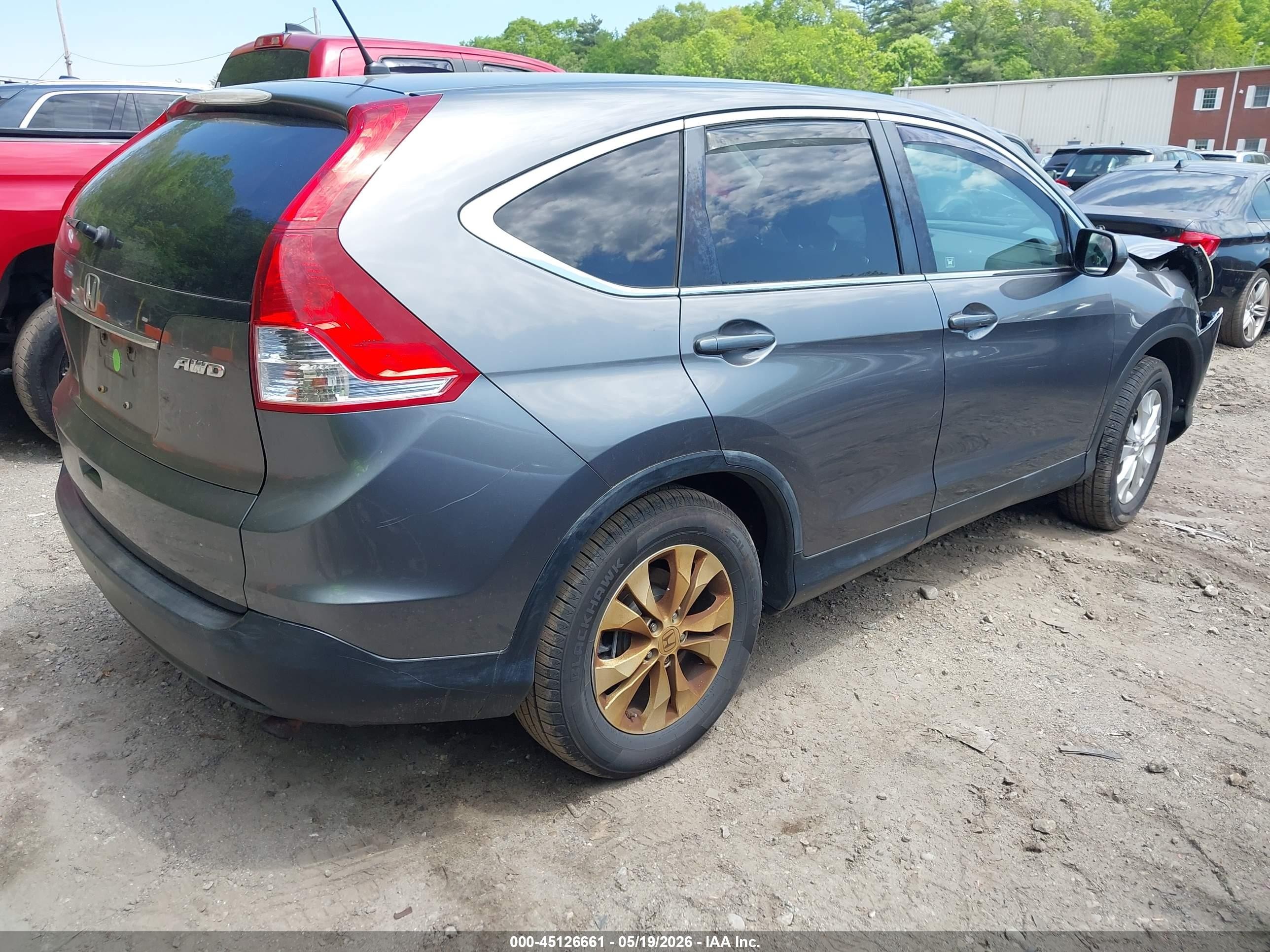 2012 Honda Cr-v Ex Gray vin: JHLRM4H58CC001163