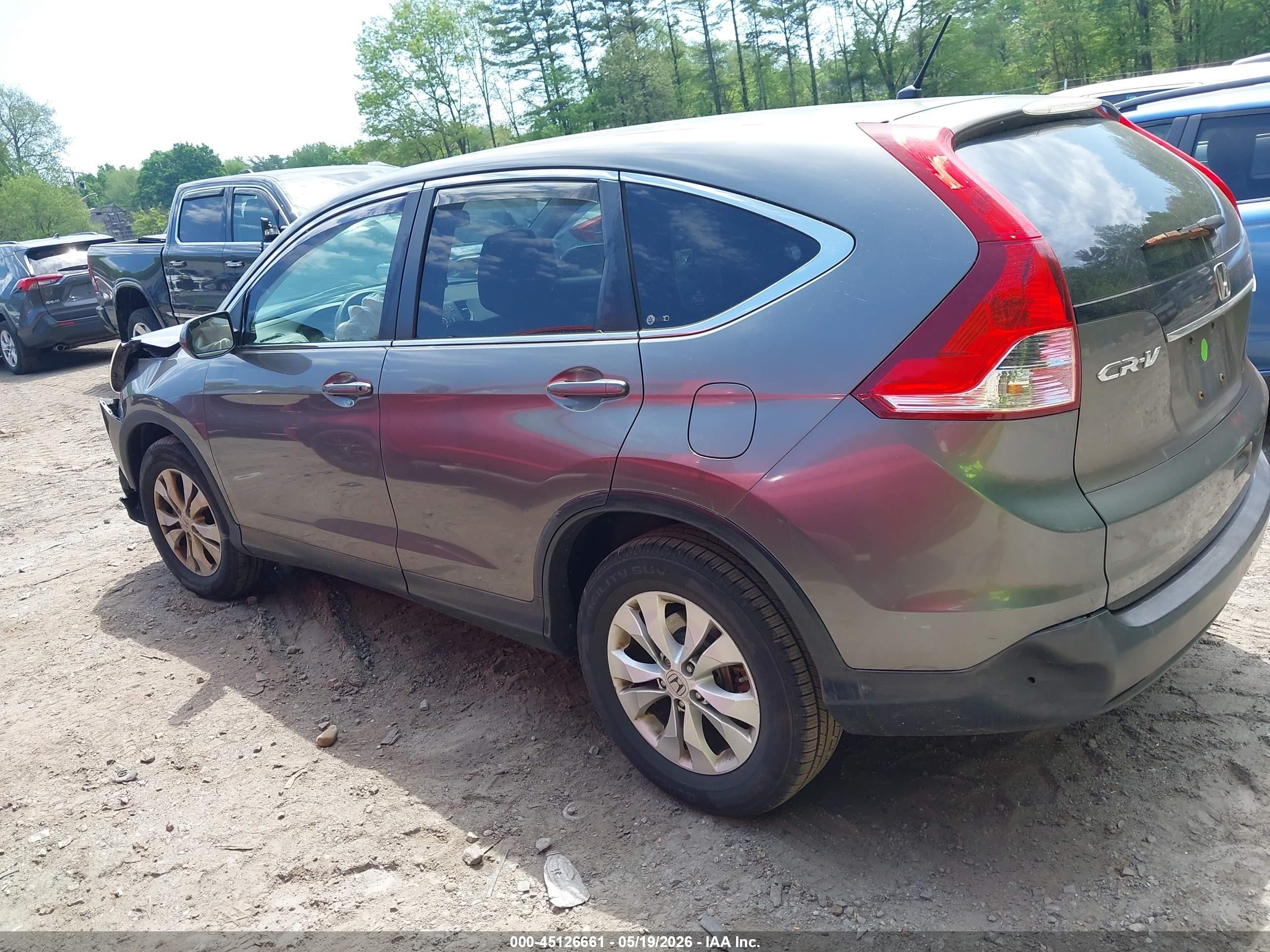 2012 Honda Cr-v Ex Gray vin: JHLRM4H58CC001163